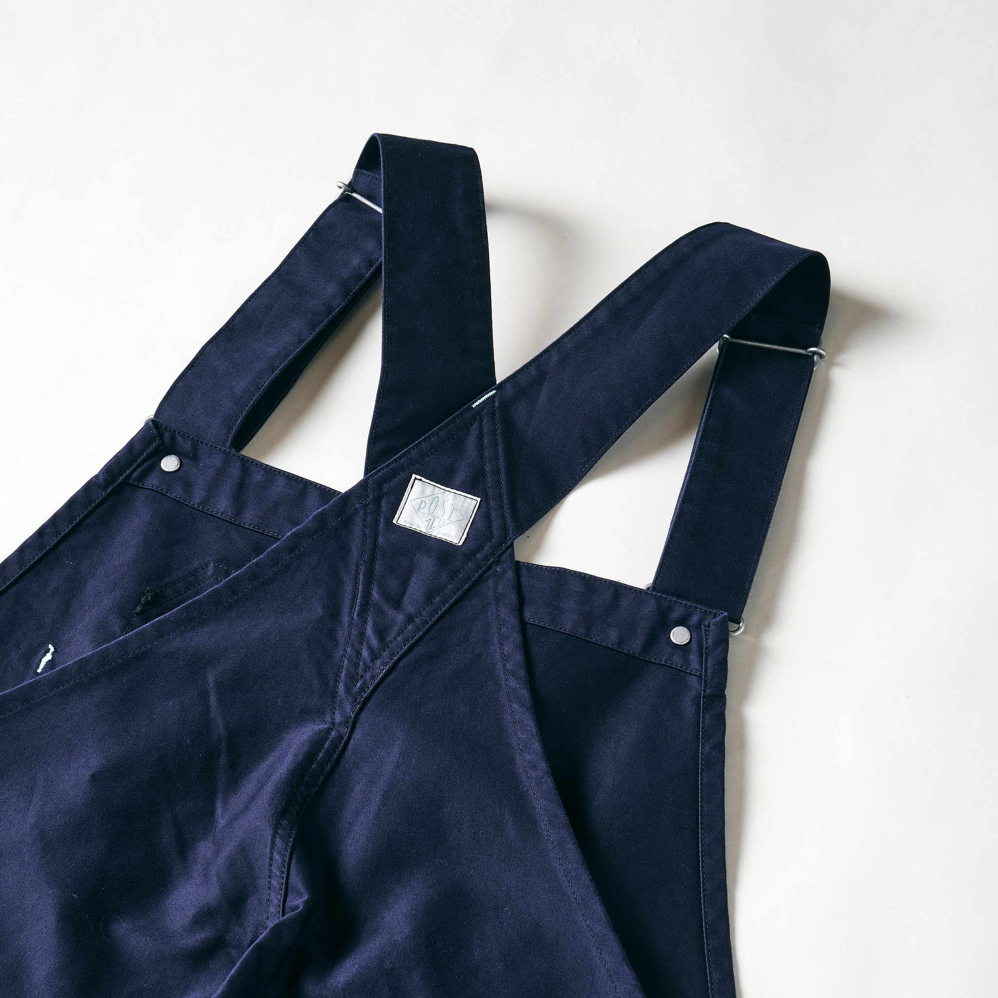 #1401-MN No.1 Overalls : vintage moleskin navy