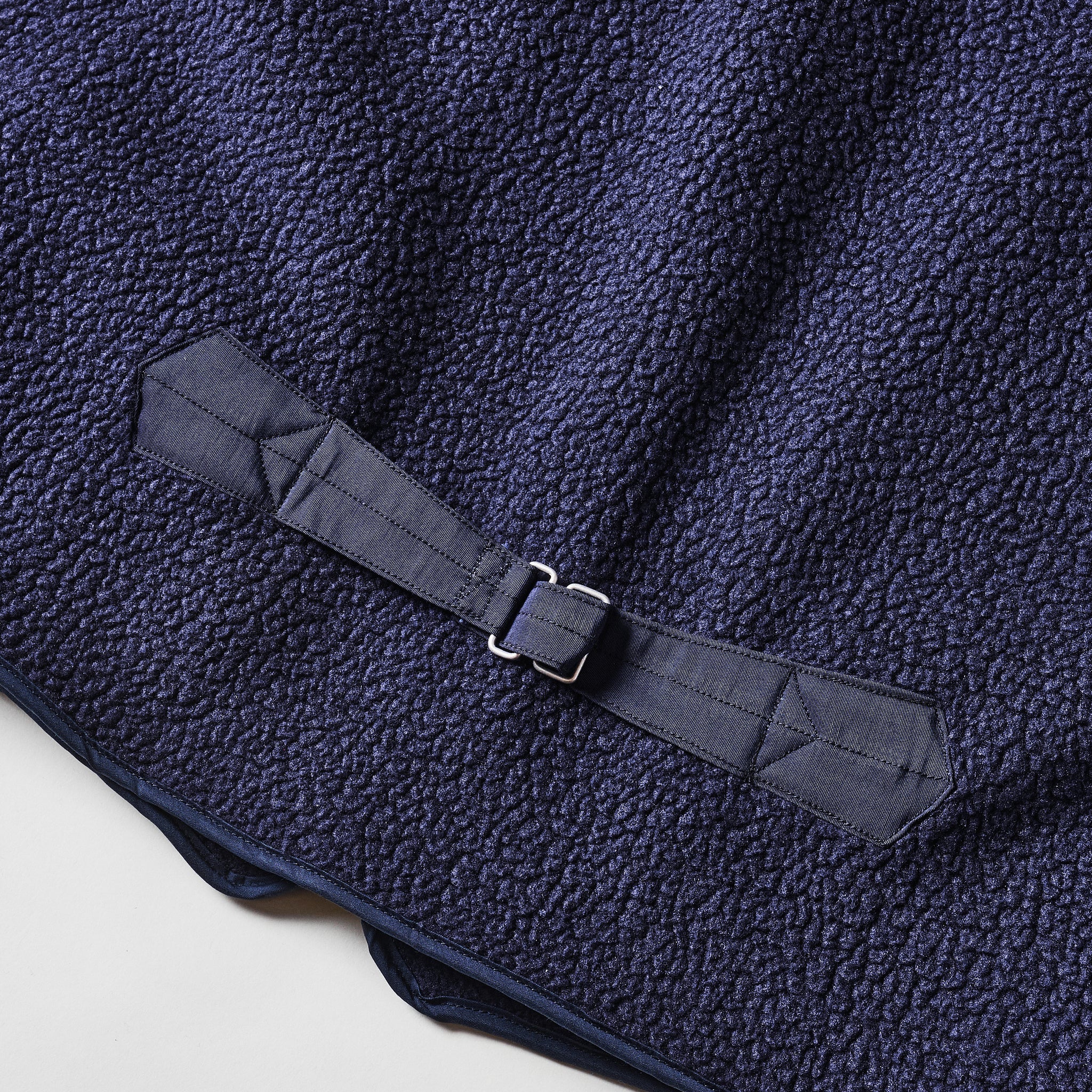 #1502-PSN Fleece Vest : Polar Tech Sherpa navy