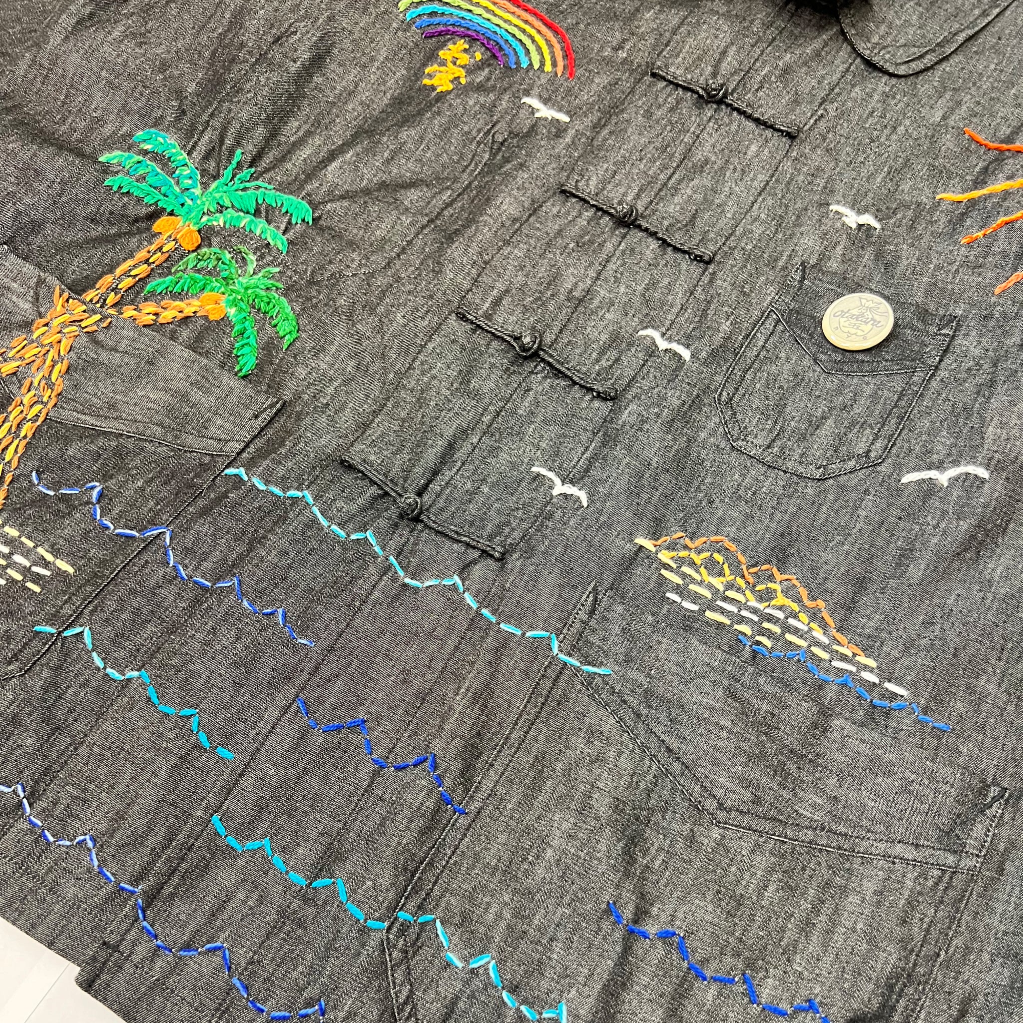 OTAKARA NYC X Post O’Alls #04 : "Plam Tree"Rainbow Wave Special
