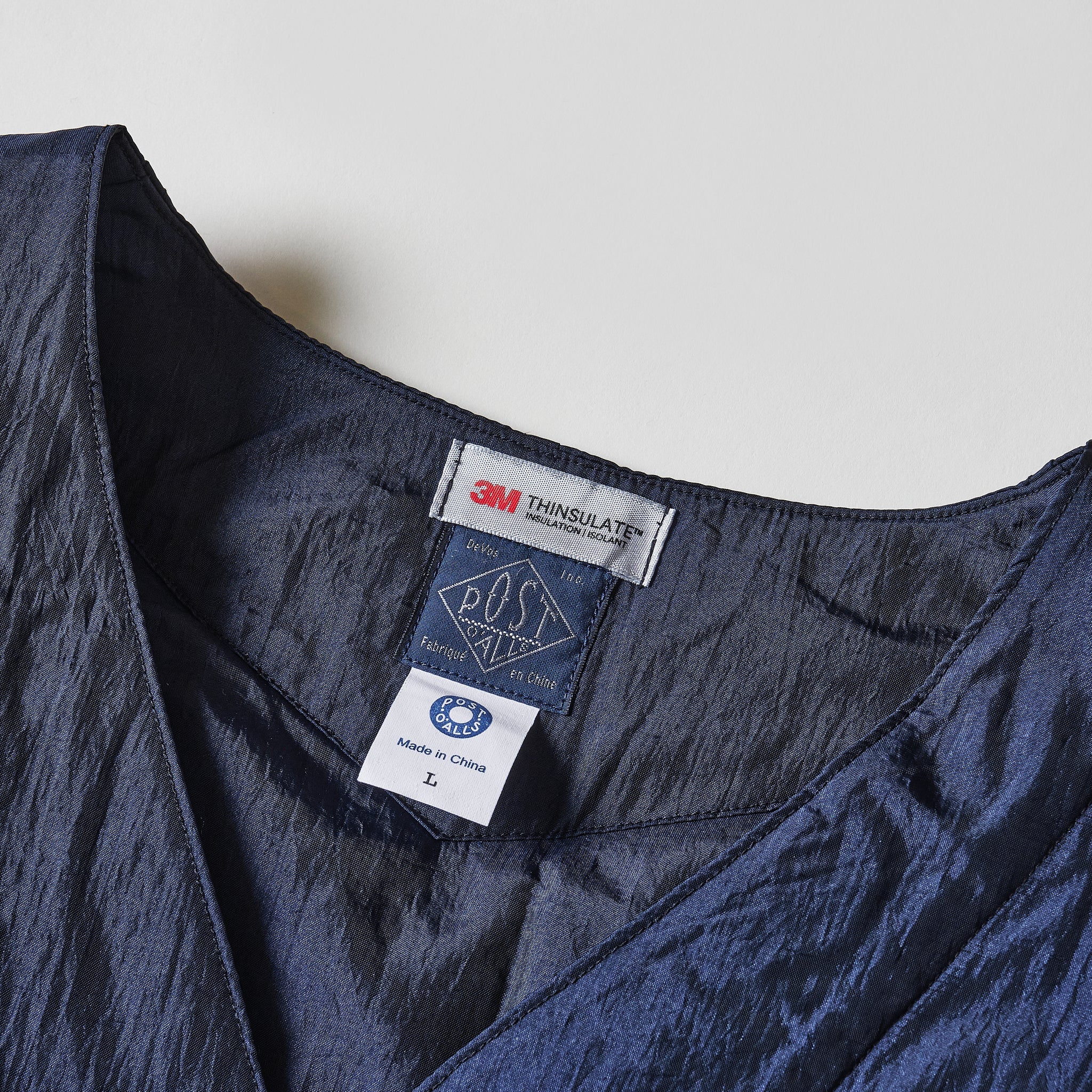 #3109B-CTN POST Chinois DV : crinkle taffeta w/Thinsulate navy