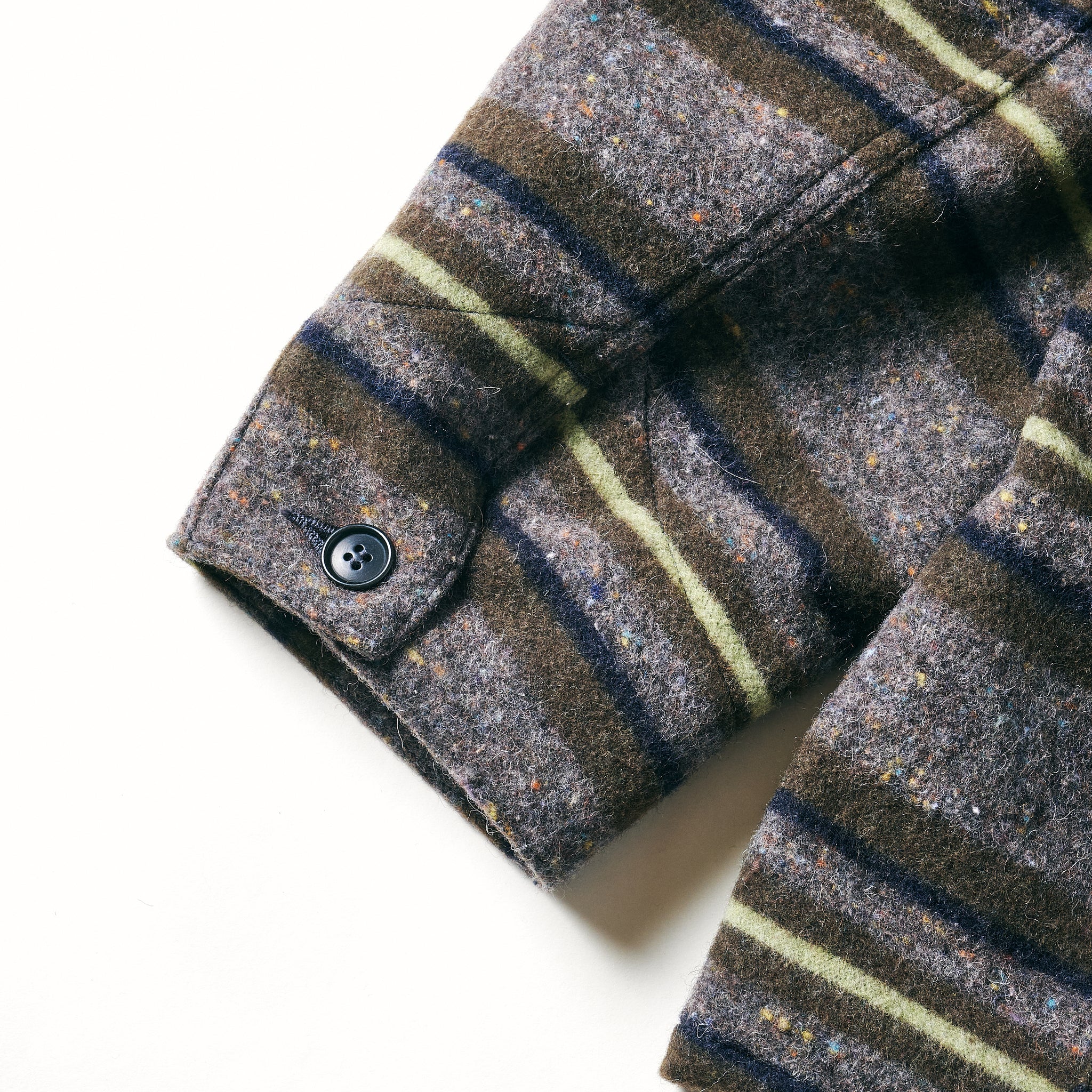 #3113DV-TWG POST43 DV : trashed wool green stripe