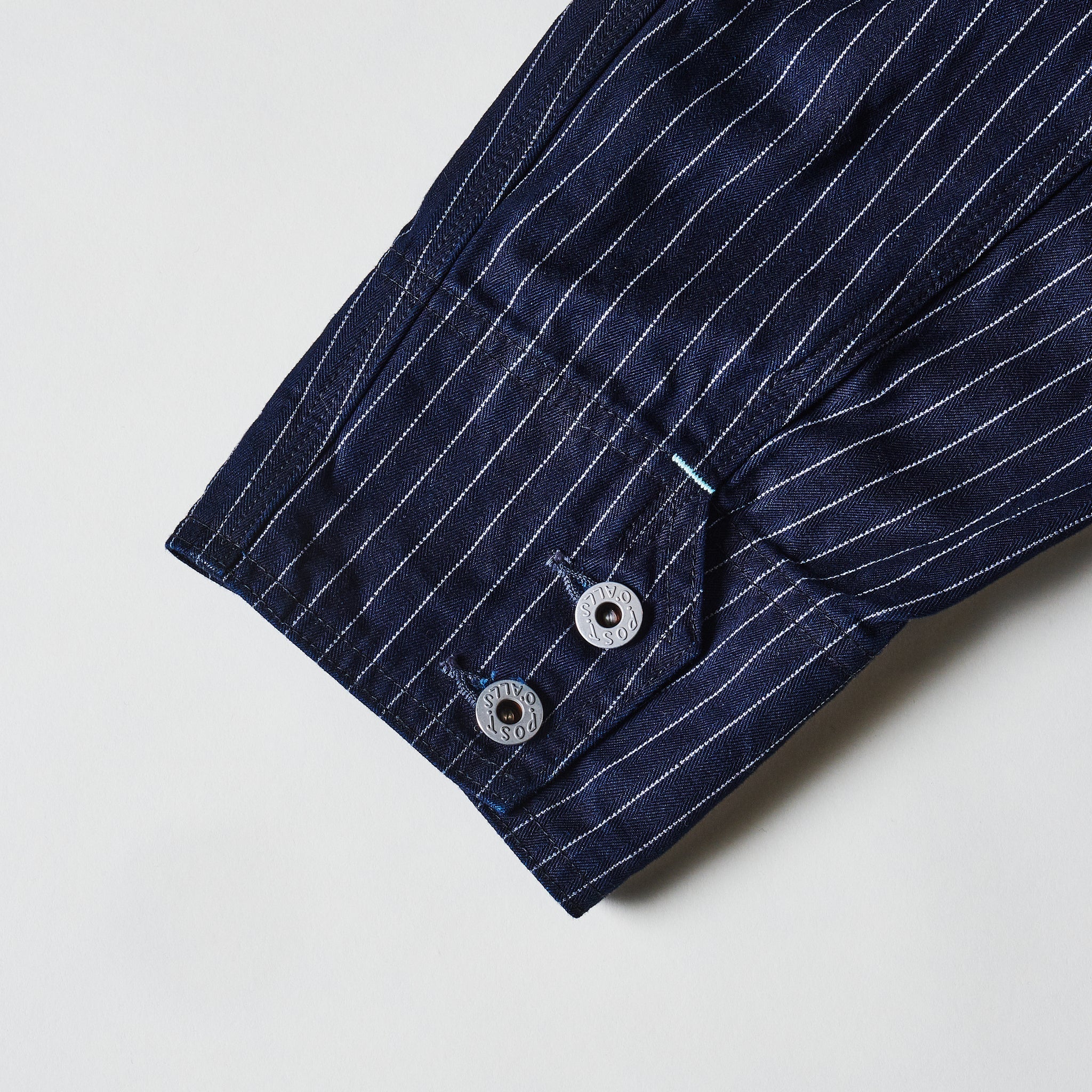 #1102-GS Engineer's Jacket : gangster stripe indigo