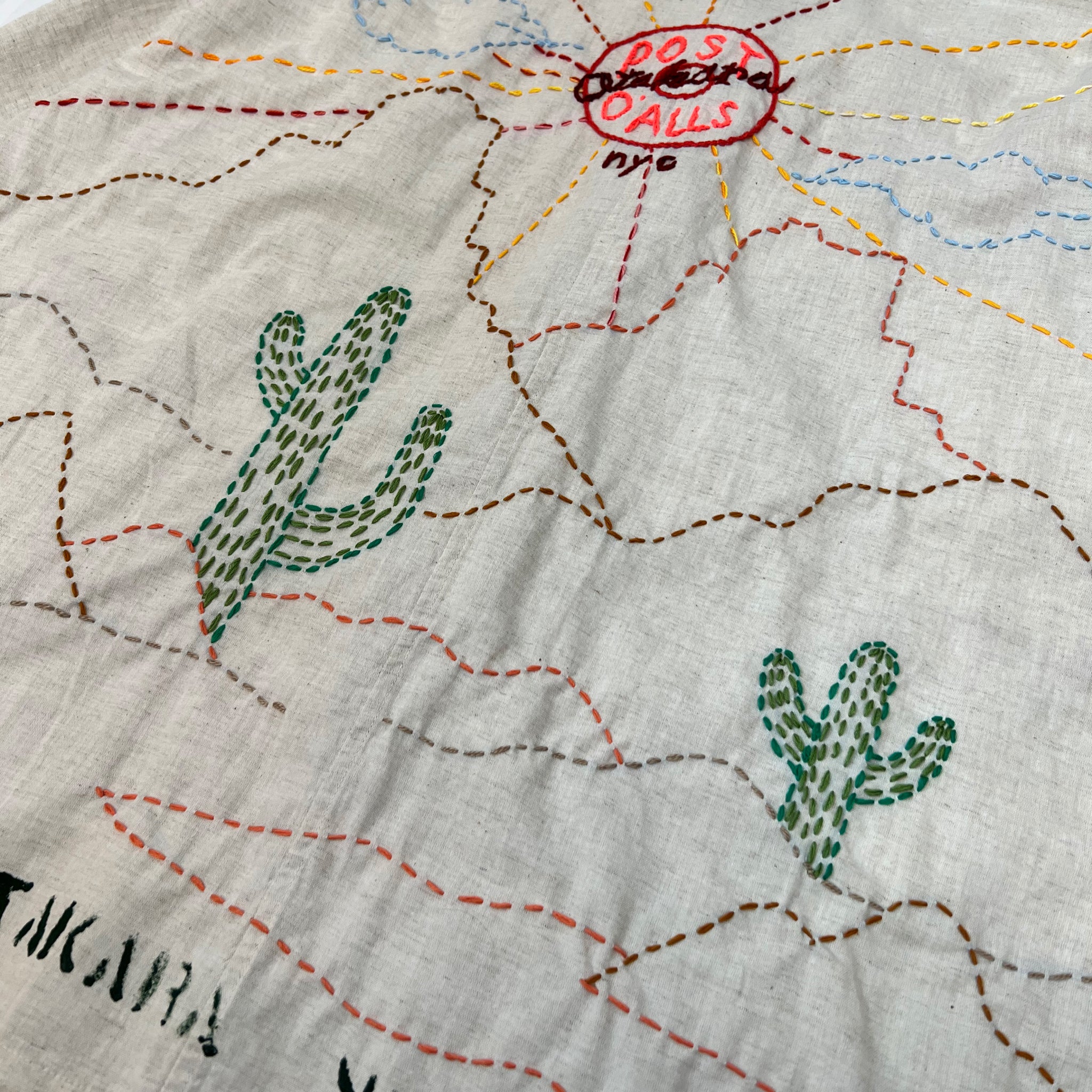 OTAKARA NYC X Post O’Alls #06 : "Alzona "Sun Shine Post ⦿ Embroid