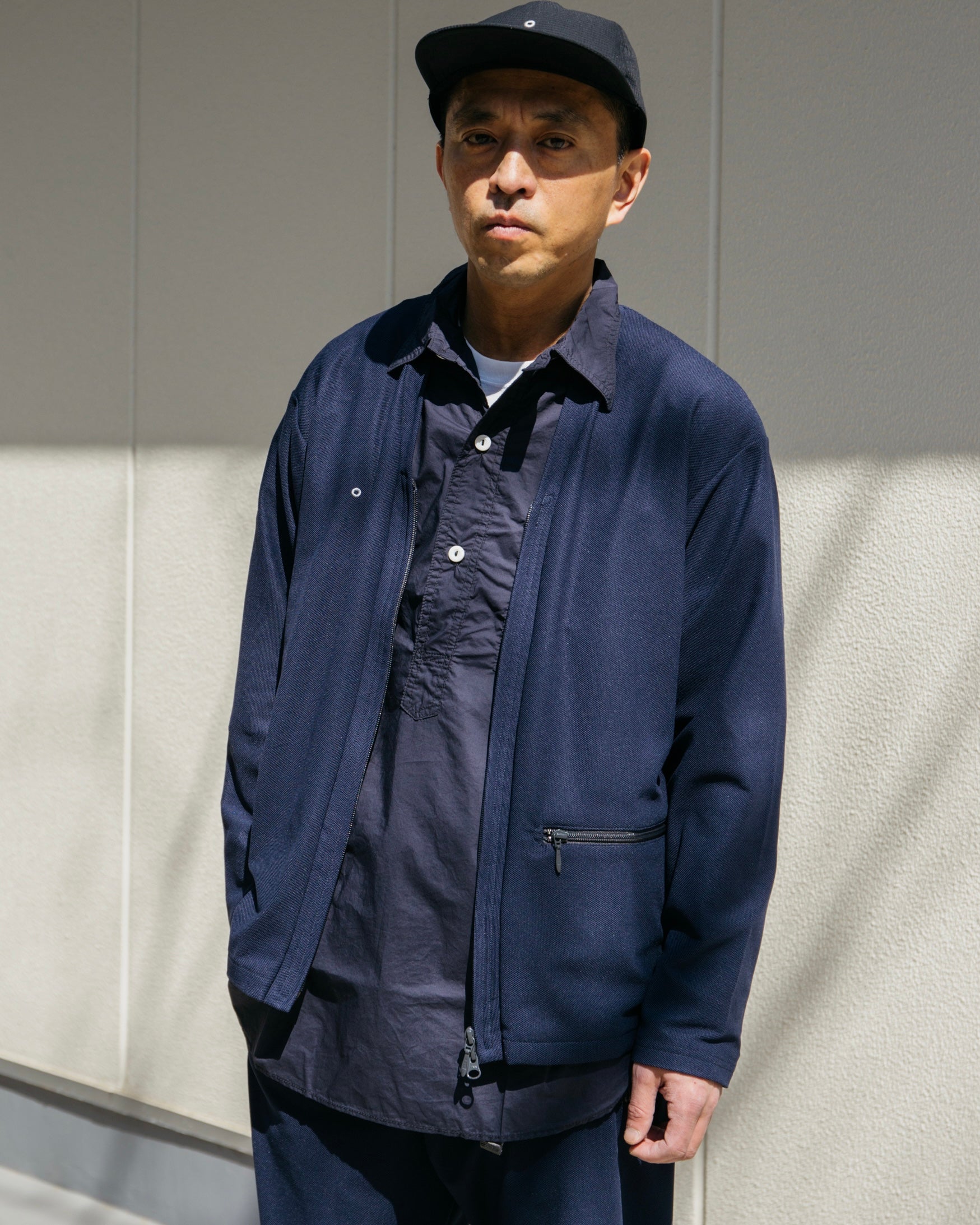 #3213 CPN The NAVY CUT : cotton poplin navy