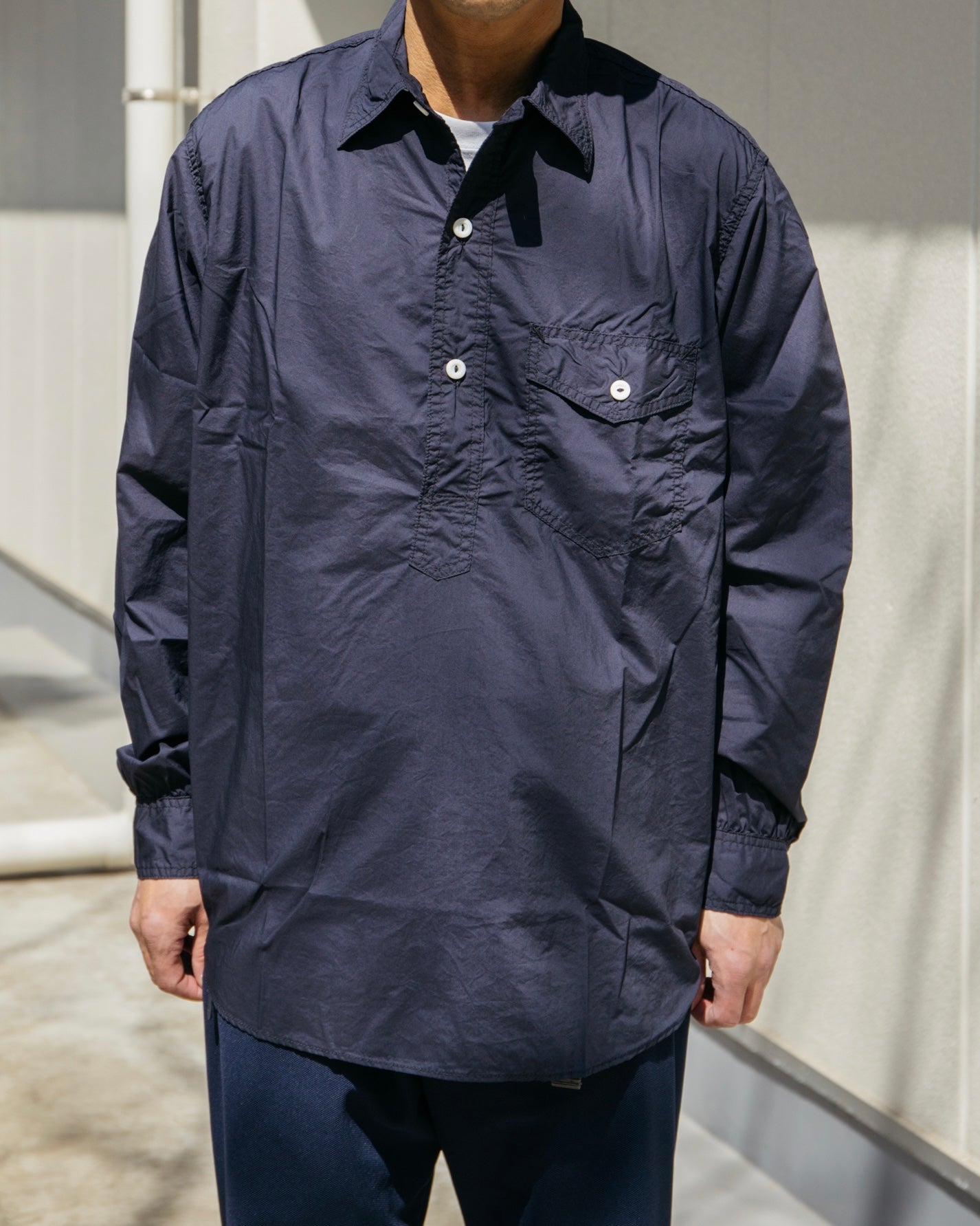 #3213 CPN The NAVY CUT : cotton poplin navy