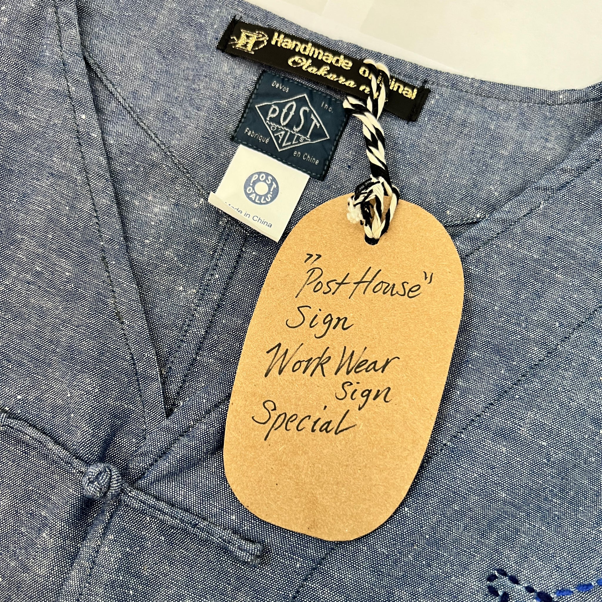 OTAKARA NYC X Post O’Alls #08 : "Post House"Sign Work Wear Sign Special