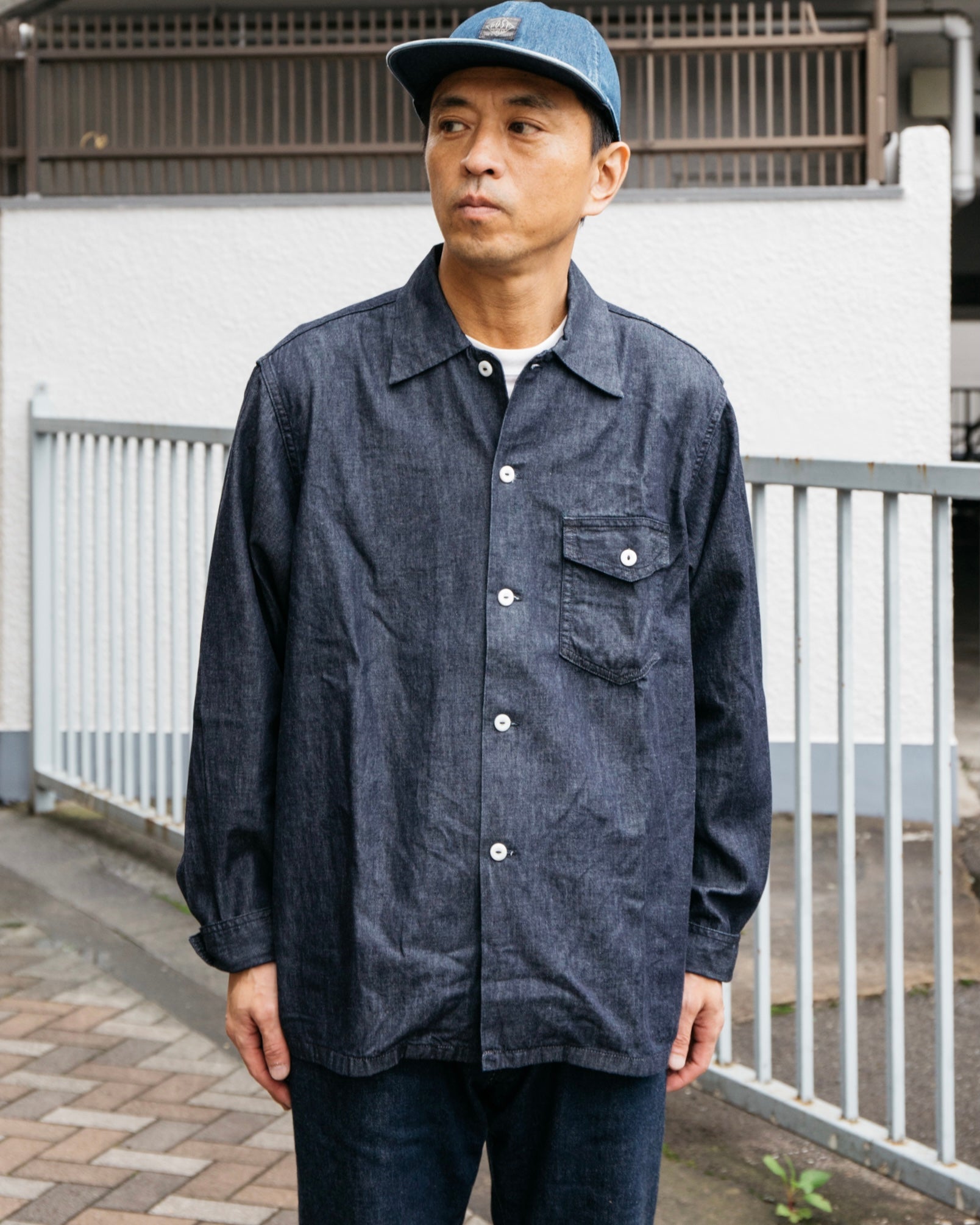 #3215-LDI E-Z NAVY : light denim indigo