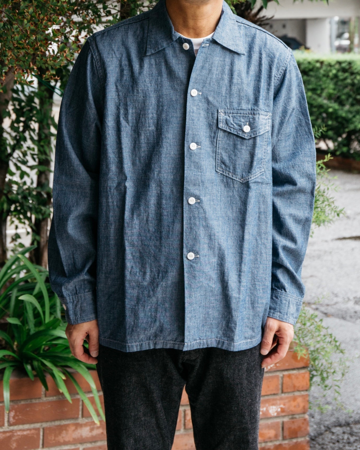 #3215-11 E-Z NAVY : chambray indigo
