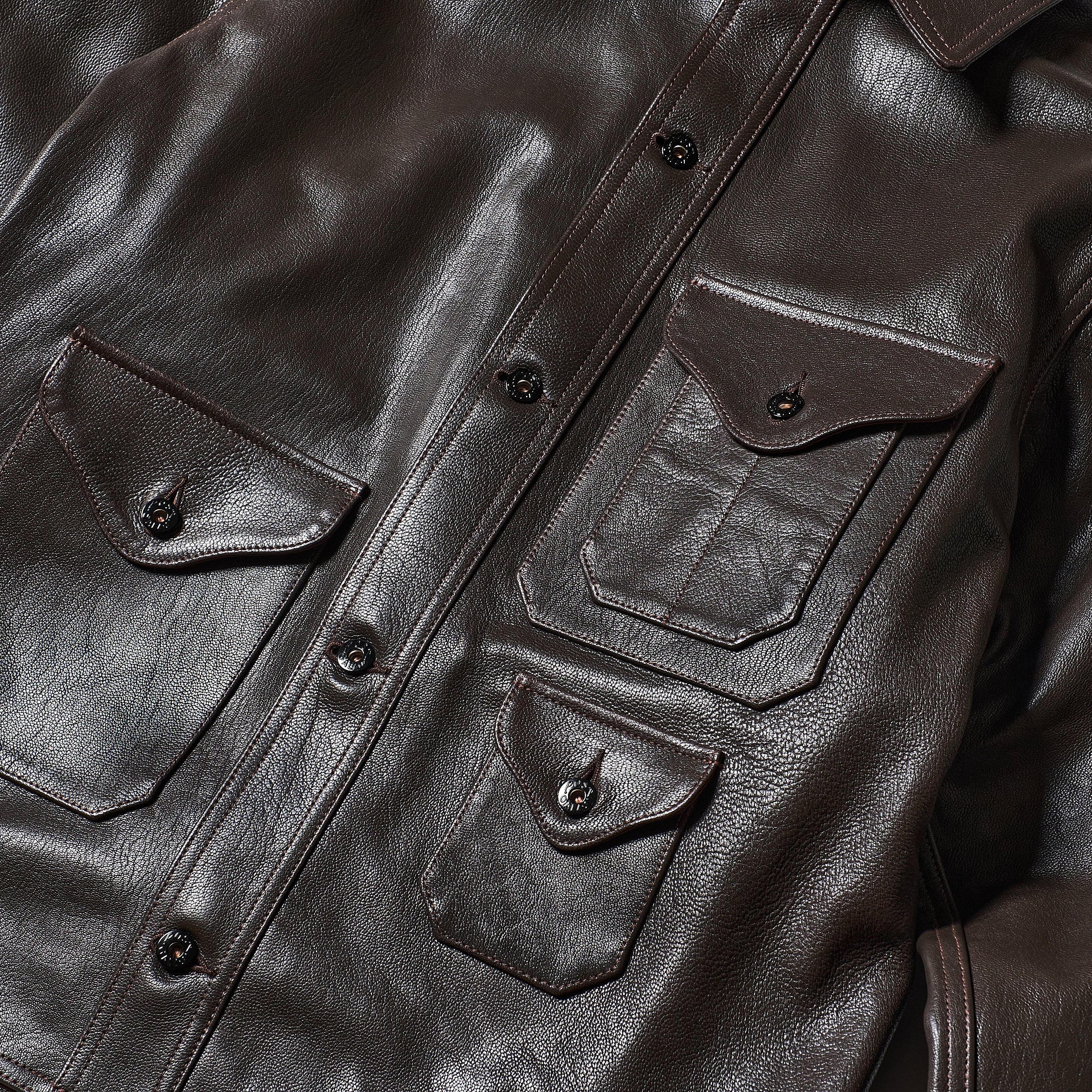 #2132-G2 CRUZER 8 : premium goatskin brown