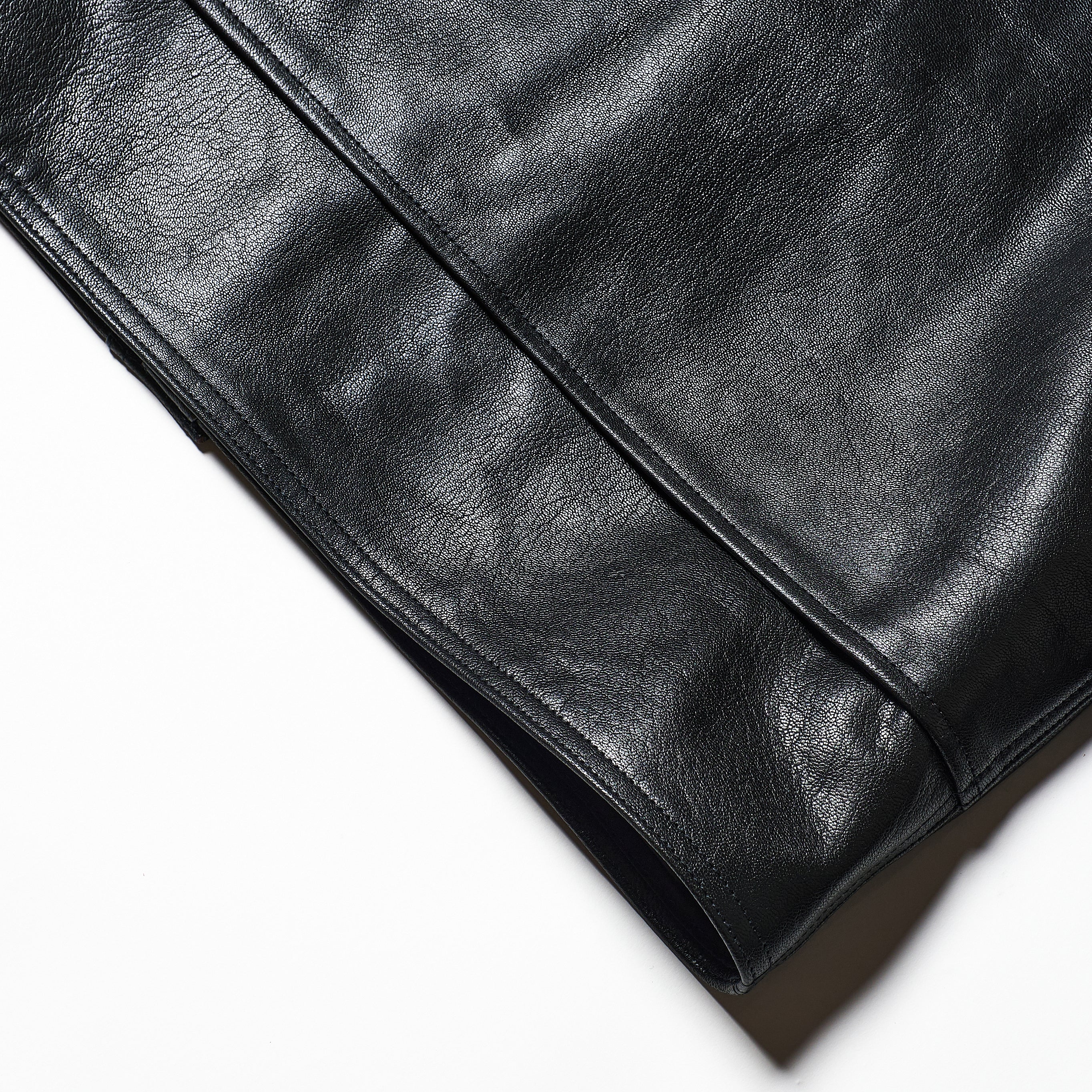 #2132-G1 CRUZER 8 : premium goatskin black