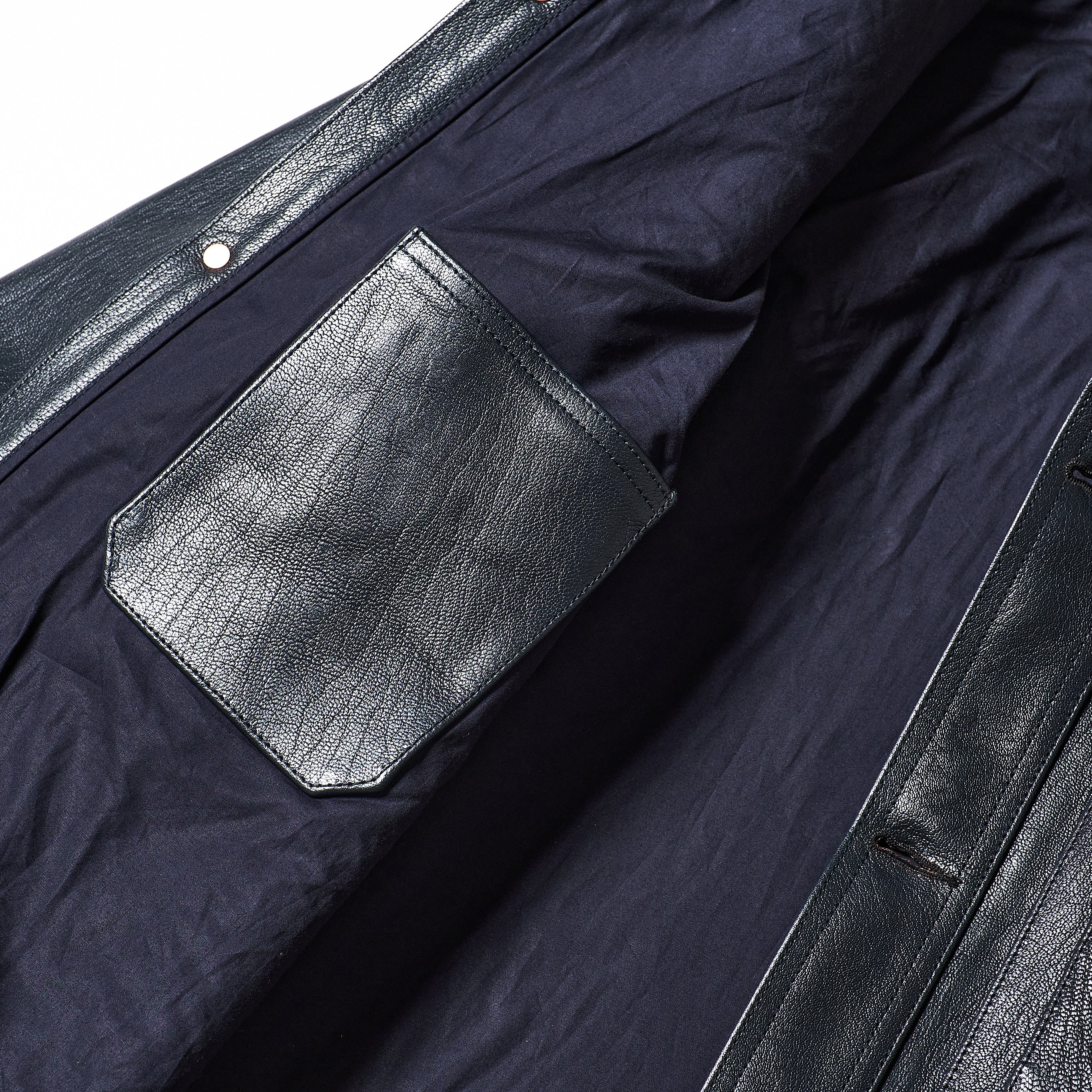 #2132-G3 CRUZER 8 : premium goatskin navy