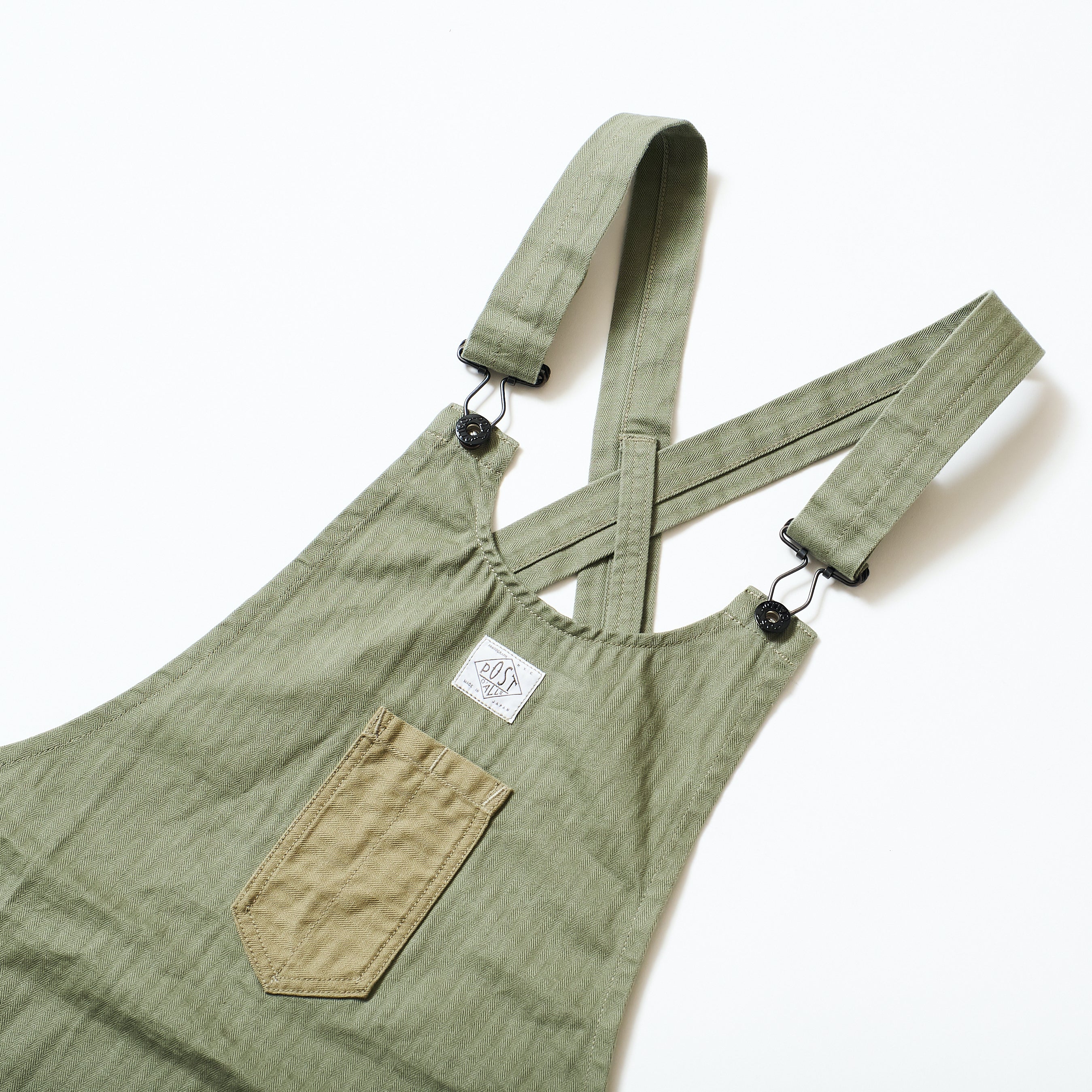 3802 POST Apron #2 HBTS : cotton HBT khaki combo