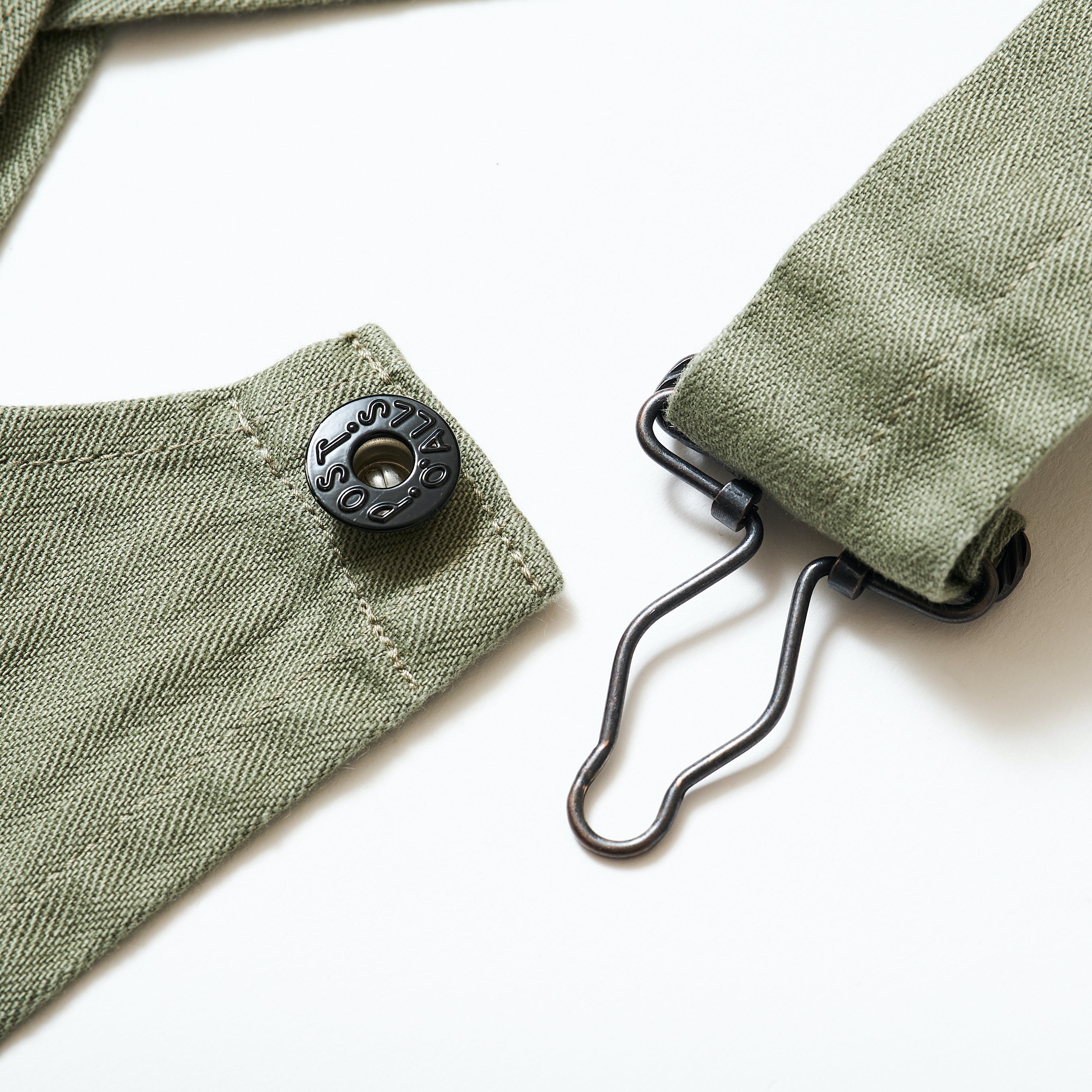 3802 POST Apron #2 HBTS : cotton HBT khaki combo