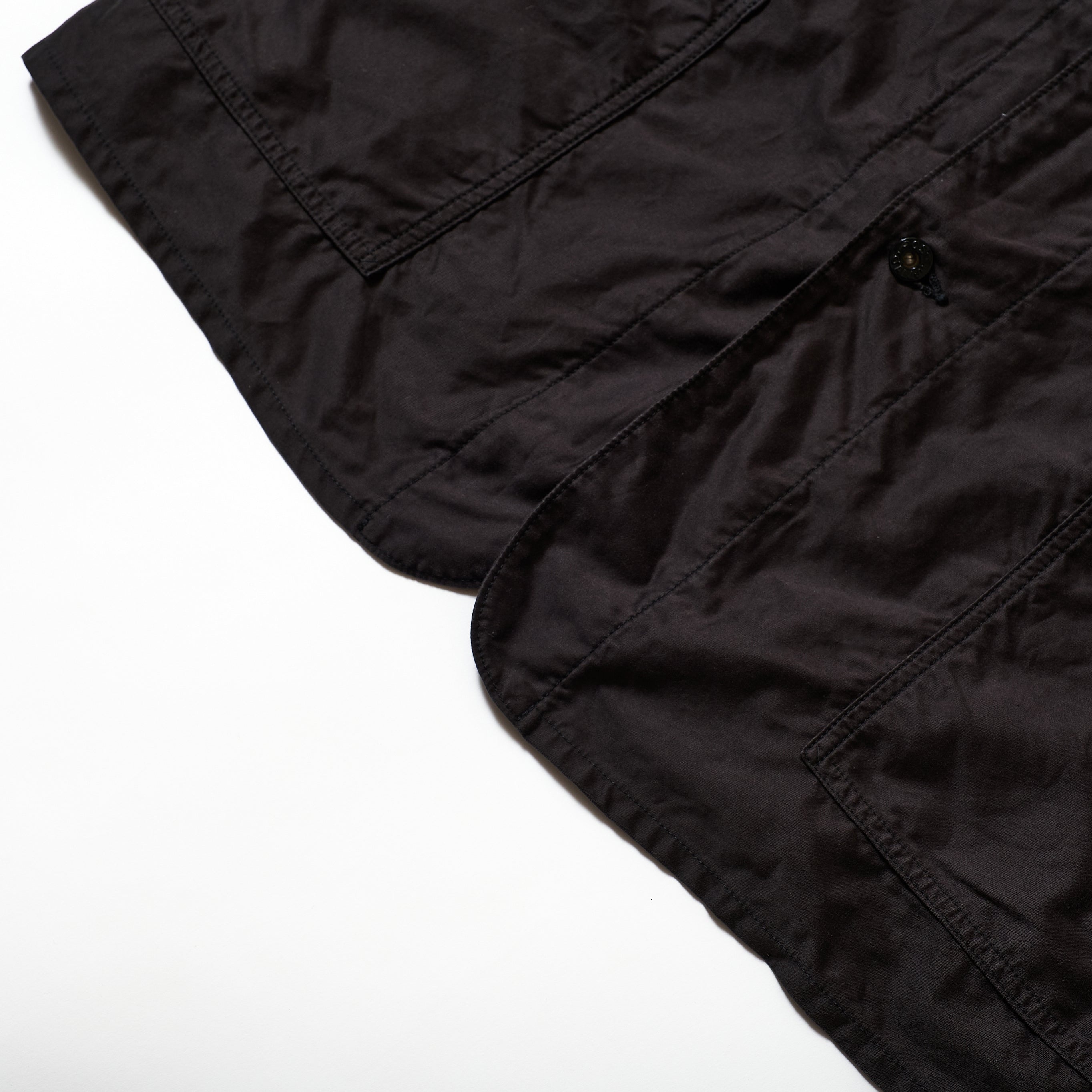 1106 3 Pocket Jacket CS : cotton sateen faded black