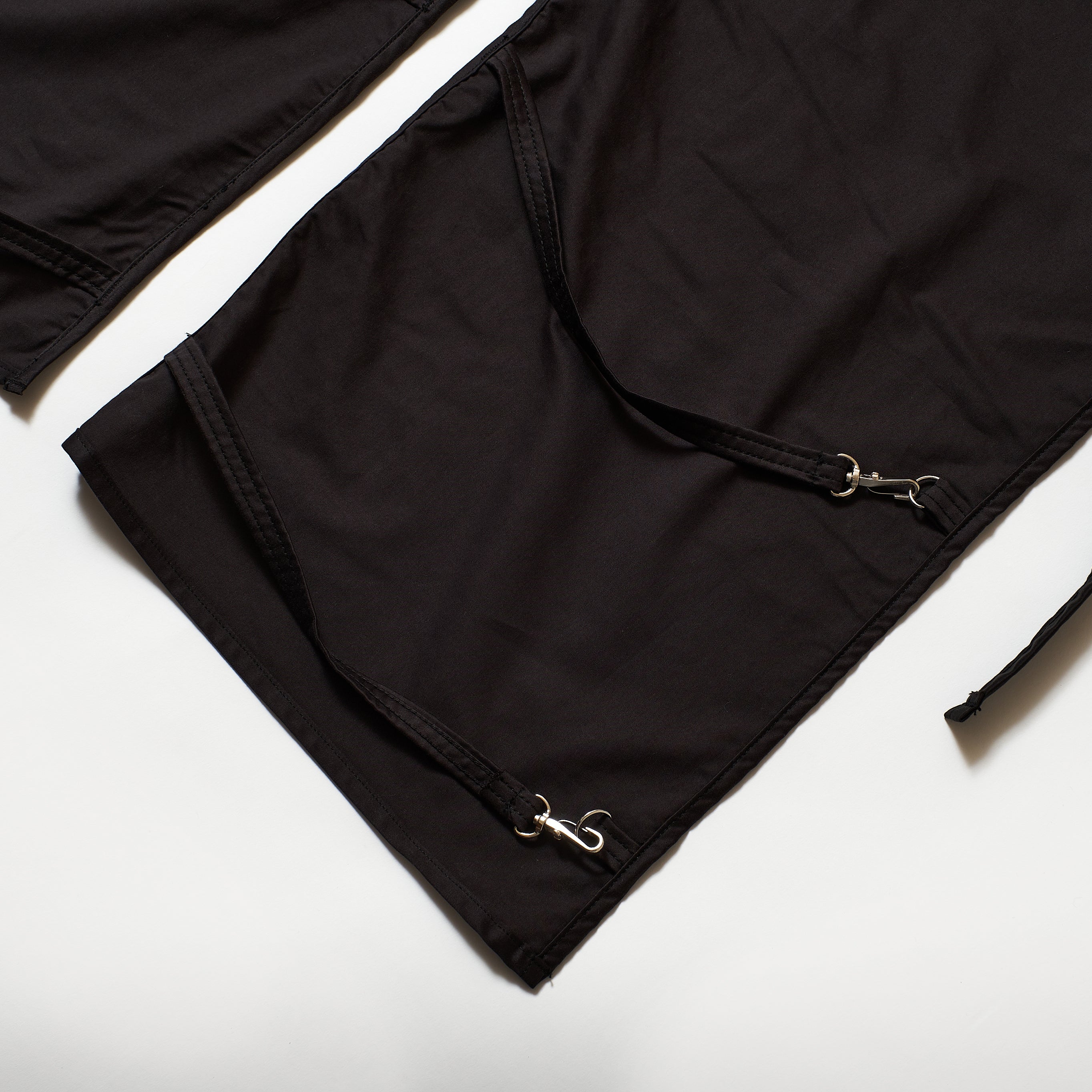 #3801-CS POST Apron #1 : cotton sateen faded black