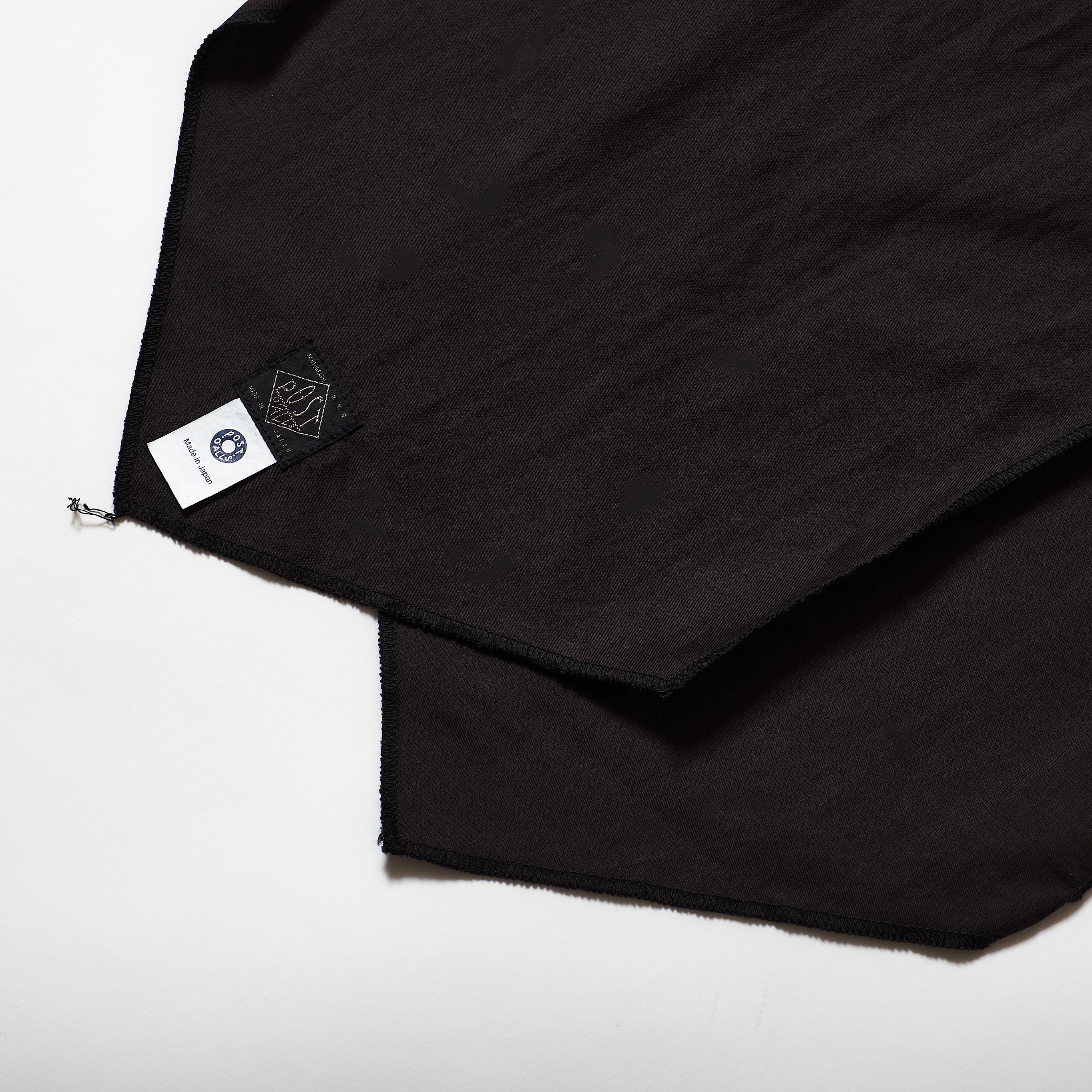 #3906-CS EZ Scarf : cotton sateen faded black