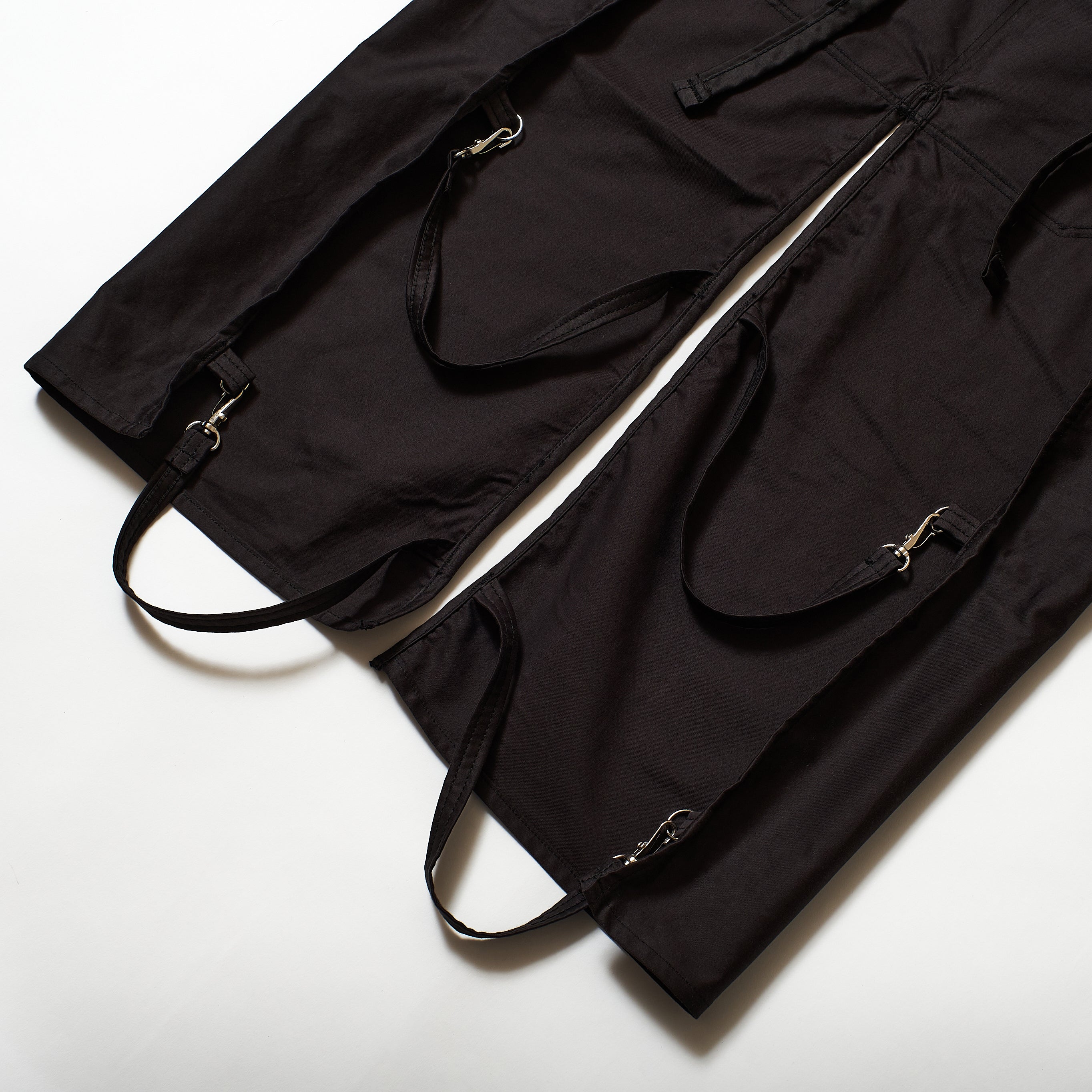 #3801-CS POST Apron #1 : cotton sateen faded black