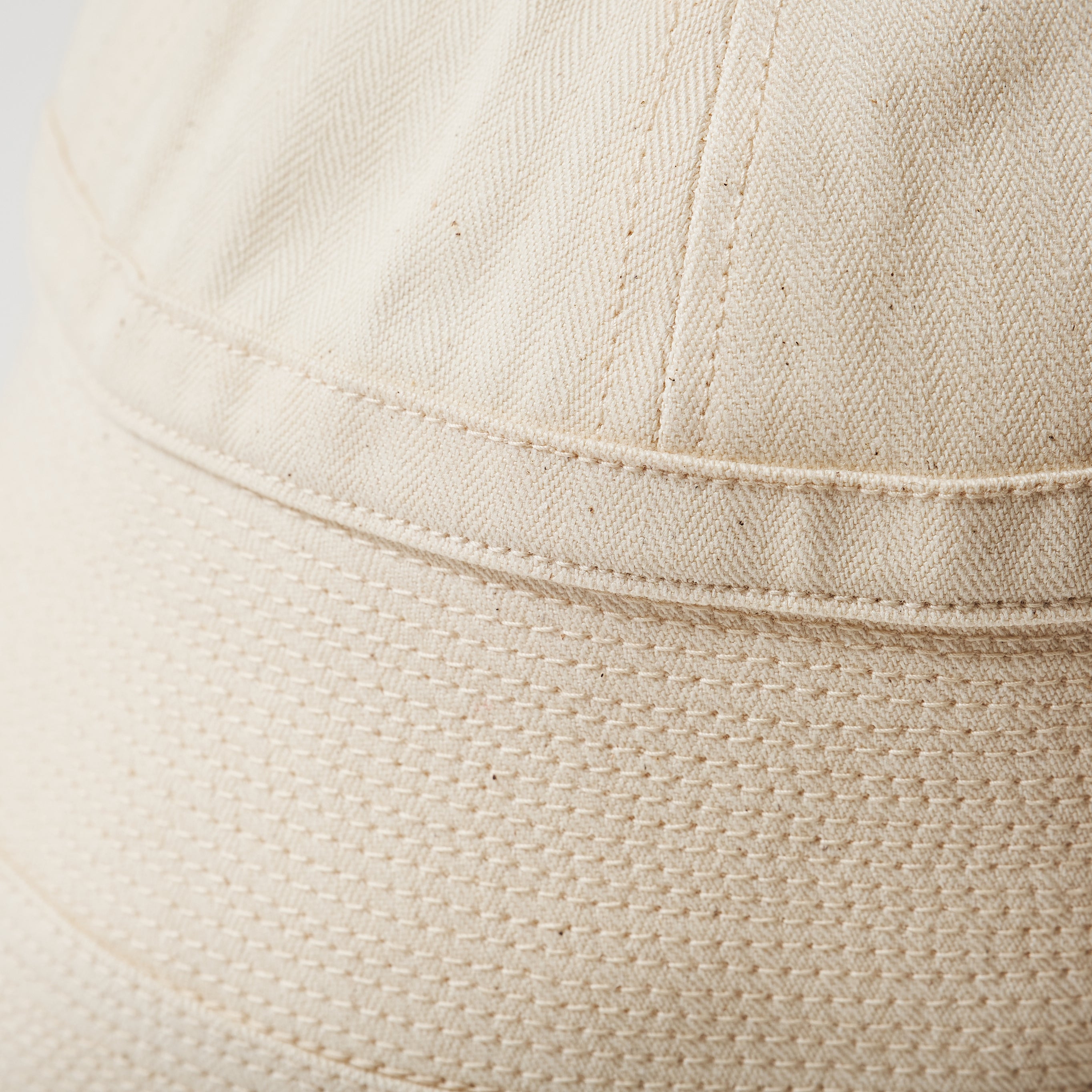 #3904-HBTN POST Sailor Hat : cotton HBT natural