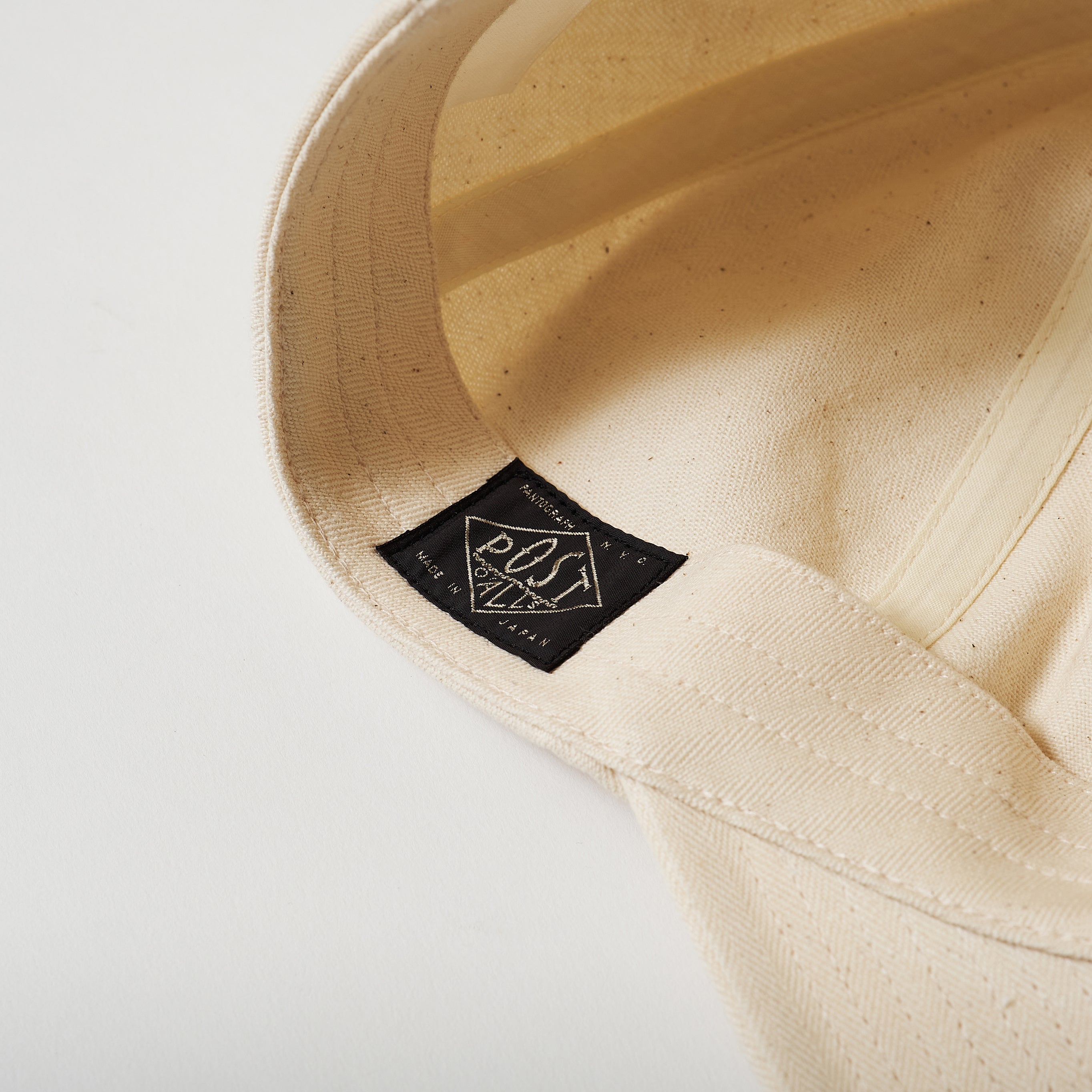 #3903-HBTN POST Ball Cap : cotton HBT natural