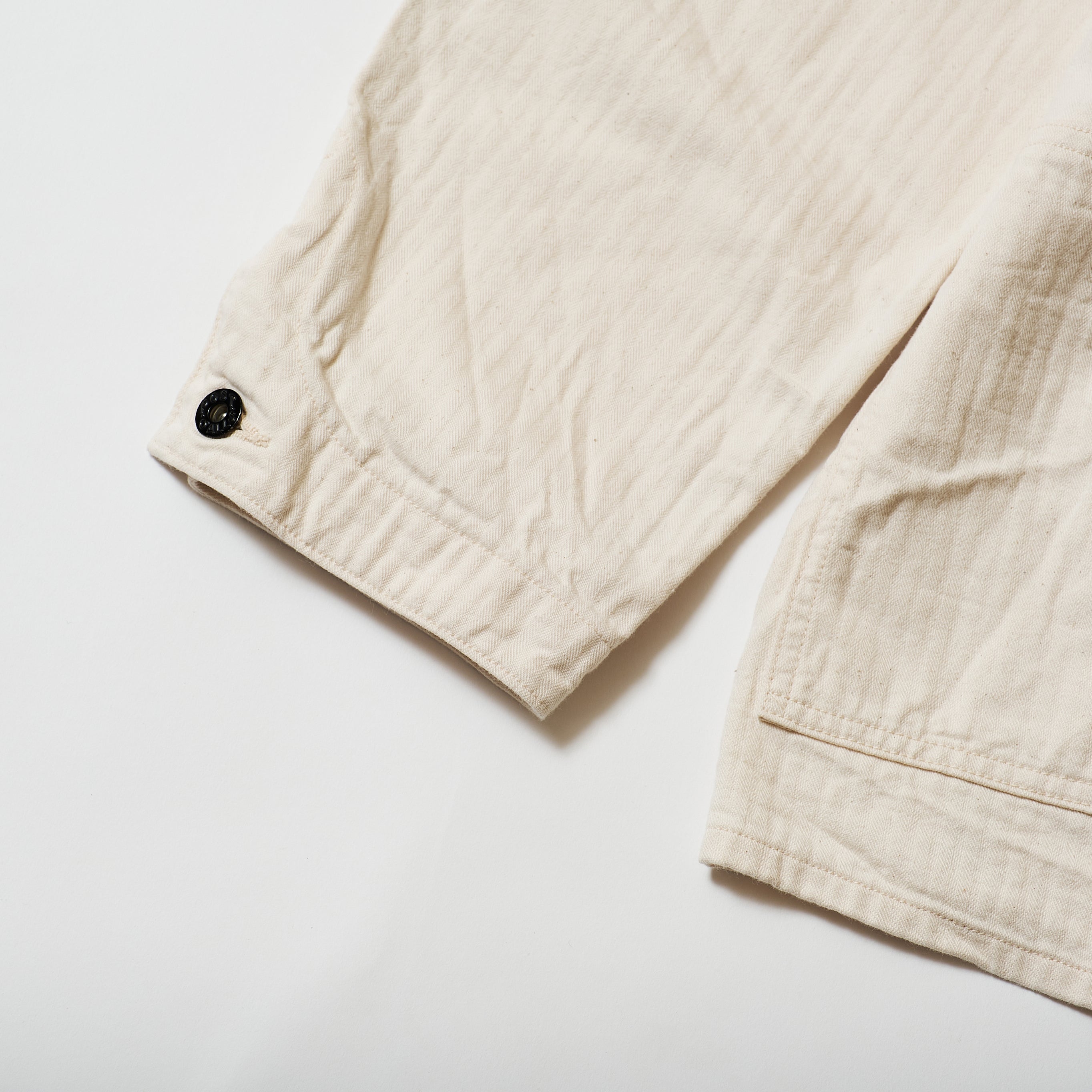 1106 3 Pocket Jacket HBTN : cotton HBT natural