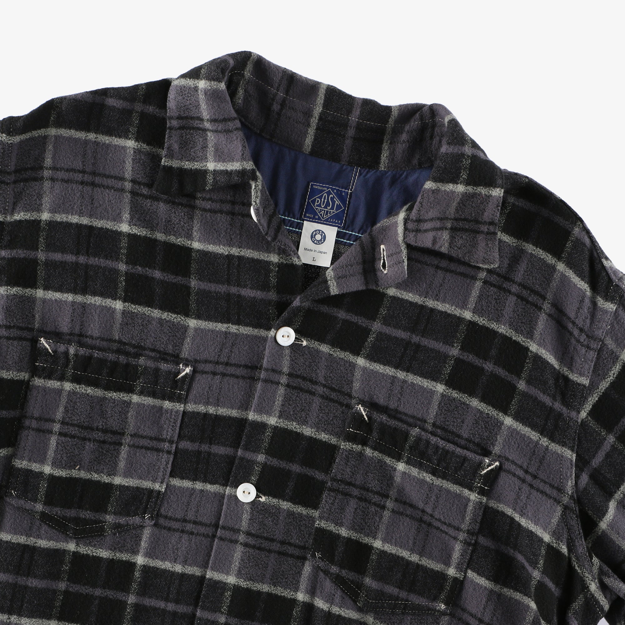 #3205 E-Z Cruz R2PF2 / plaid flannel black x grey