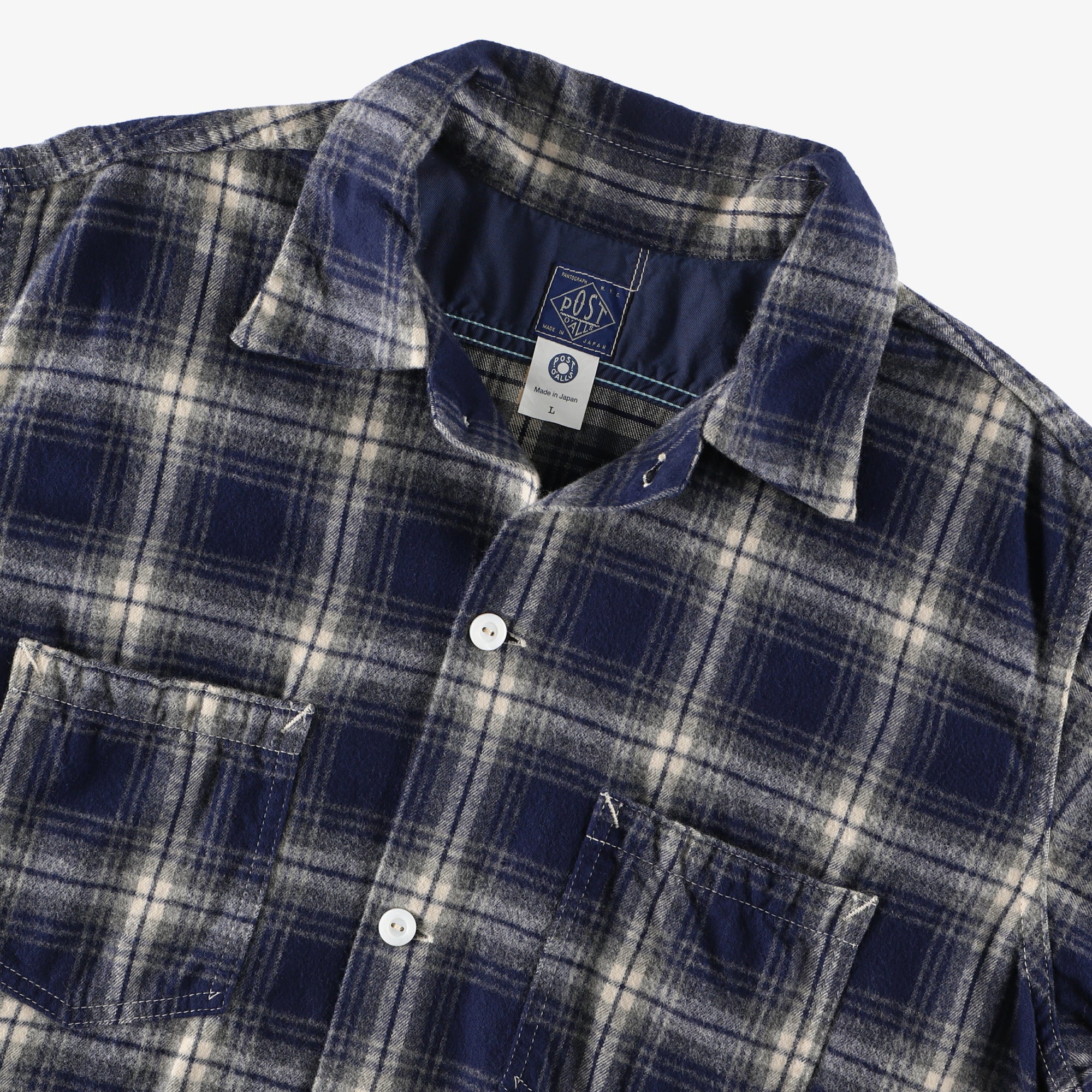 #3205 E-Z Cruz R2PF3 : plaid flannel navy x natural