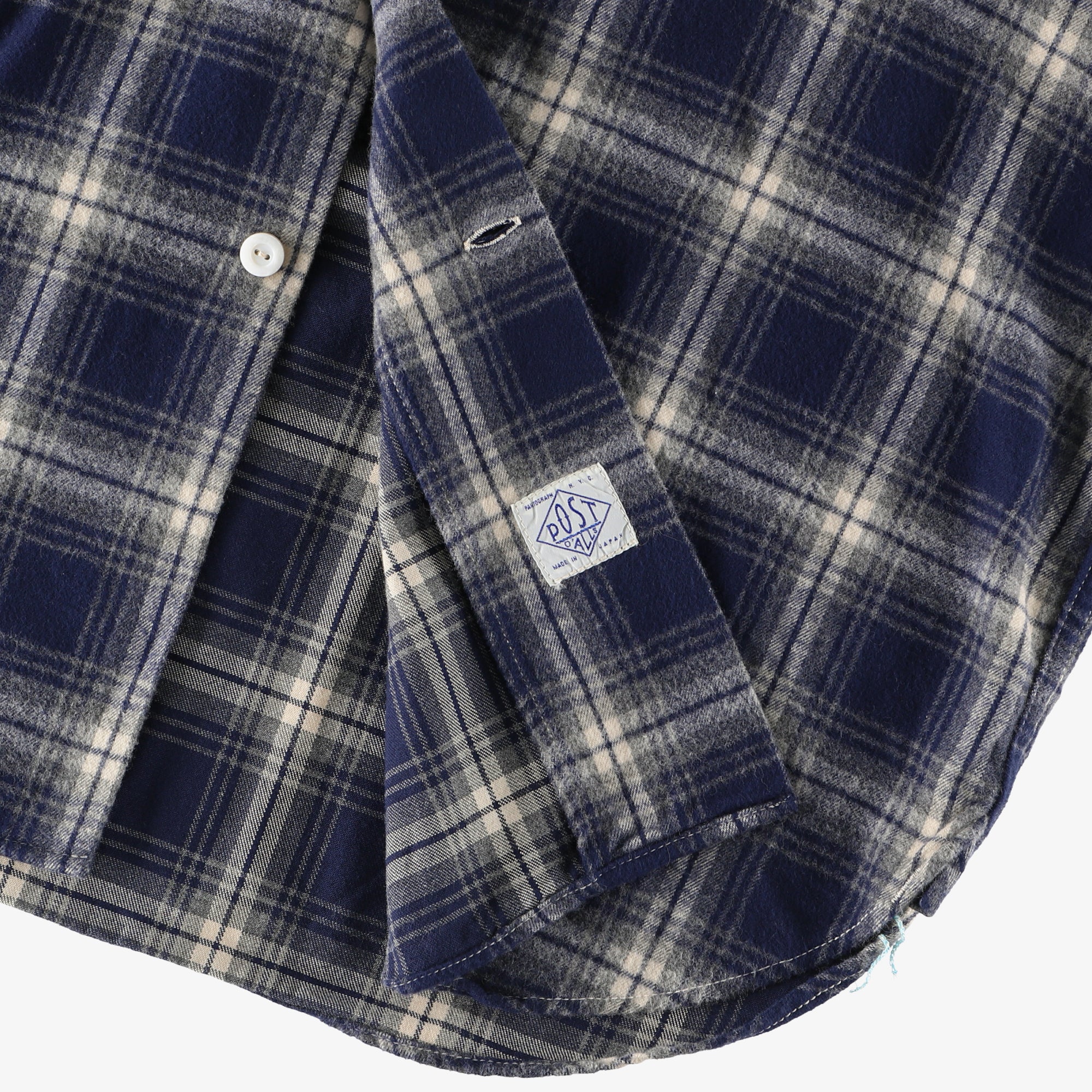 #3205 E-Z Cruz R2PF3 : plaid flannel navy x natural