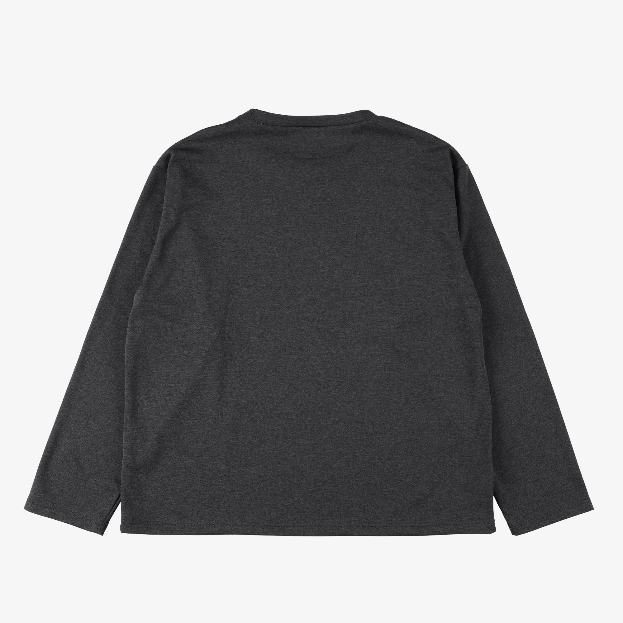 #3608 E-Z L/S Tee PJ1 / poly jersey charcoal heather