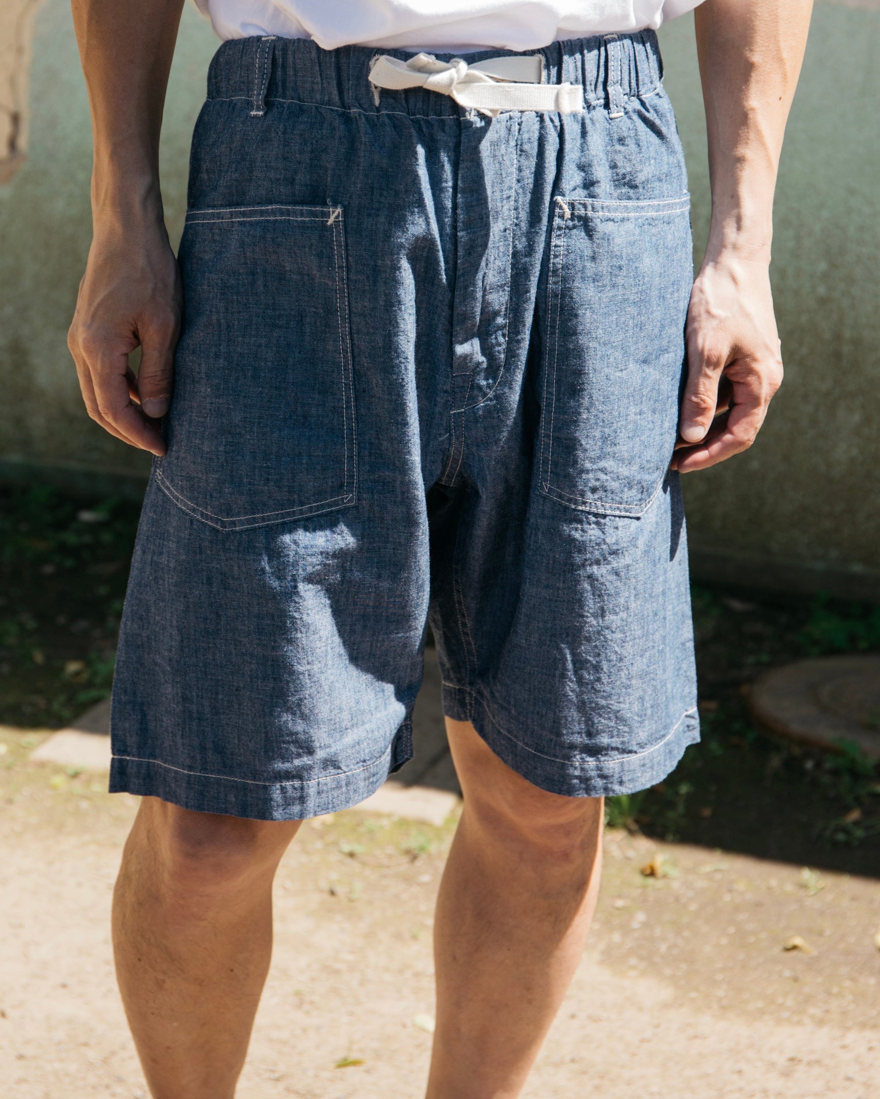 #3313S-11 EZ ARMY-NAVY Shorts : chambray indigo