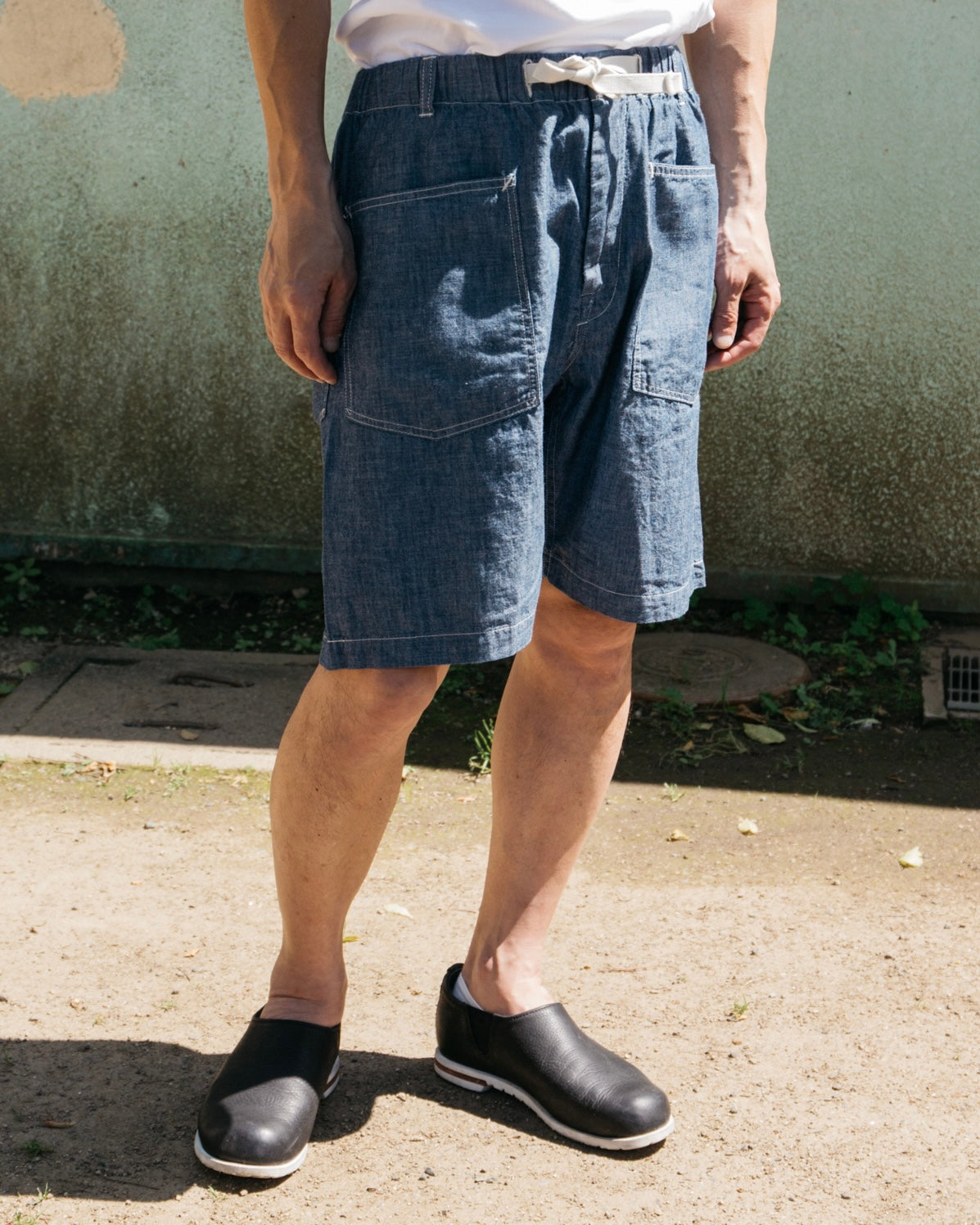 #3313S-11 EZ ARMY-NAVY Shorts : chambray indigo
