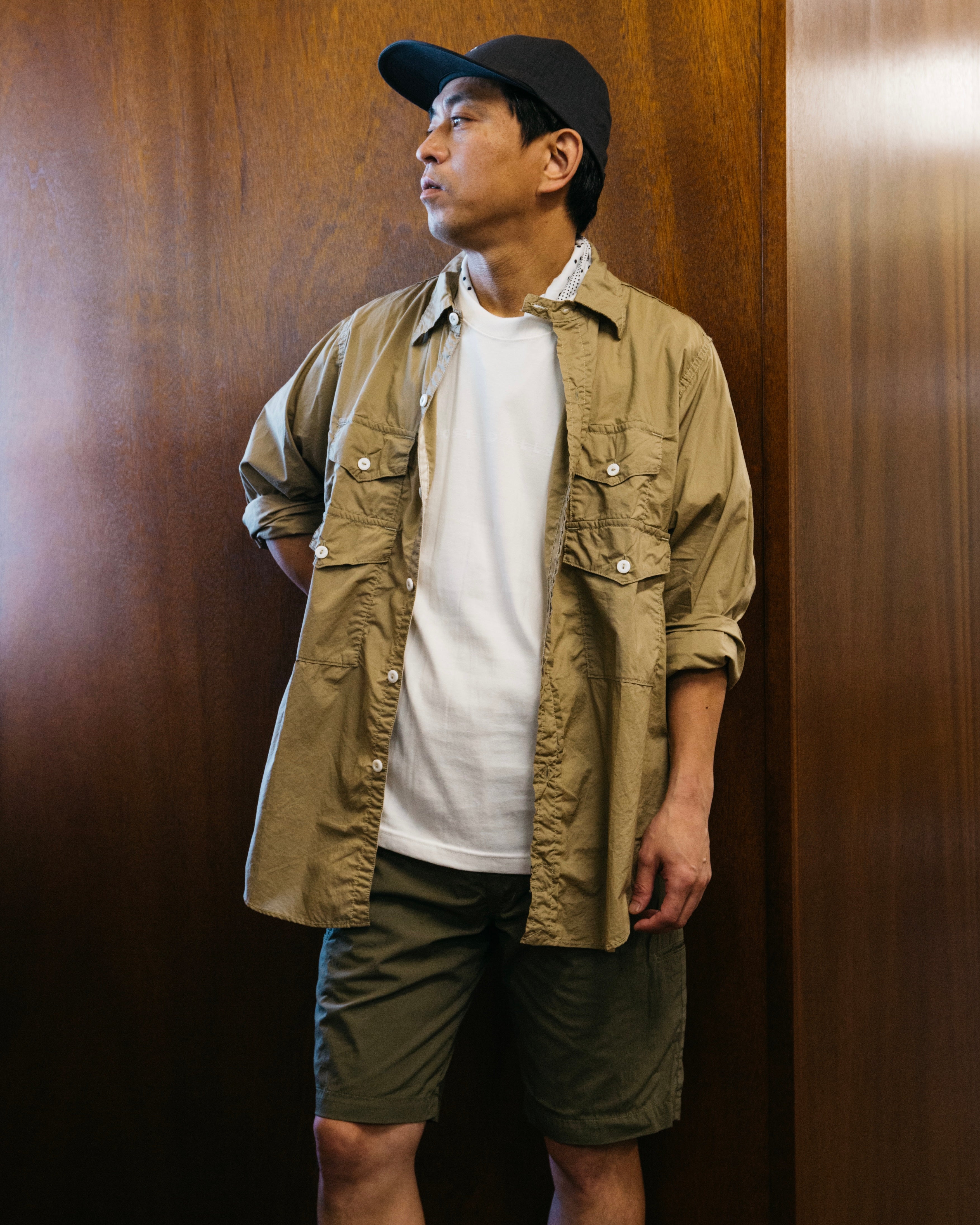 #3008 Shop Logo Tee : off white x white