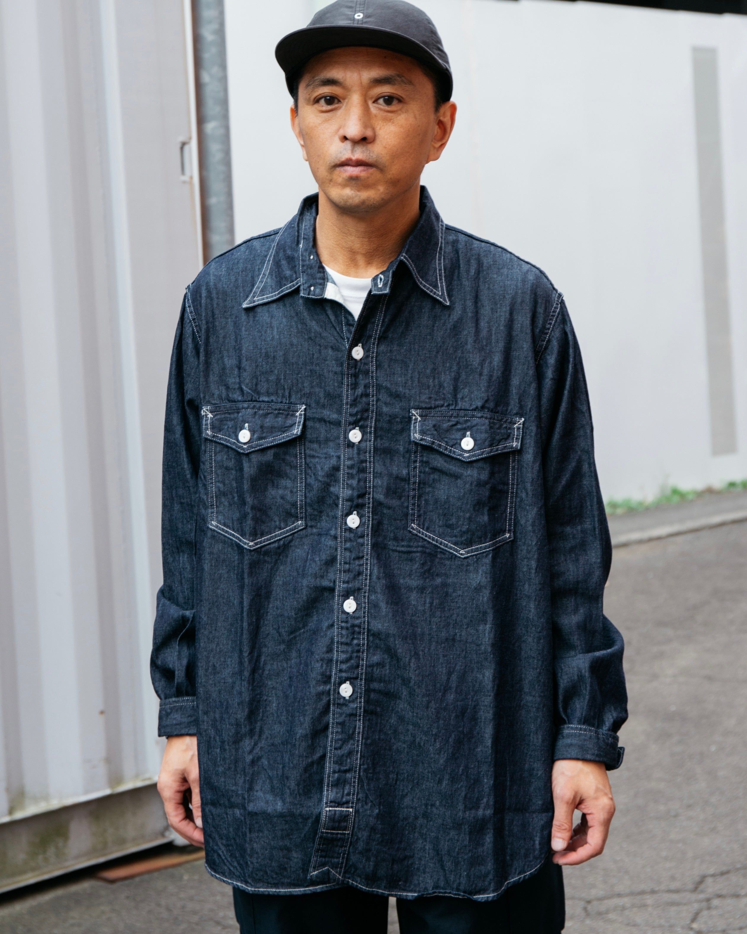 #3216-LDI The NAVY CUT 2 : light denim indigo