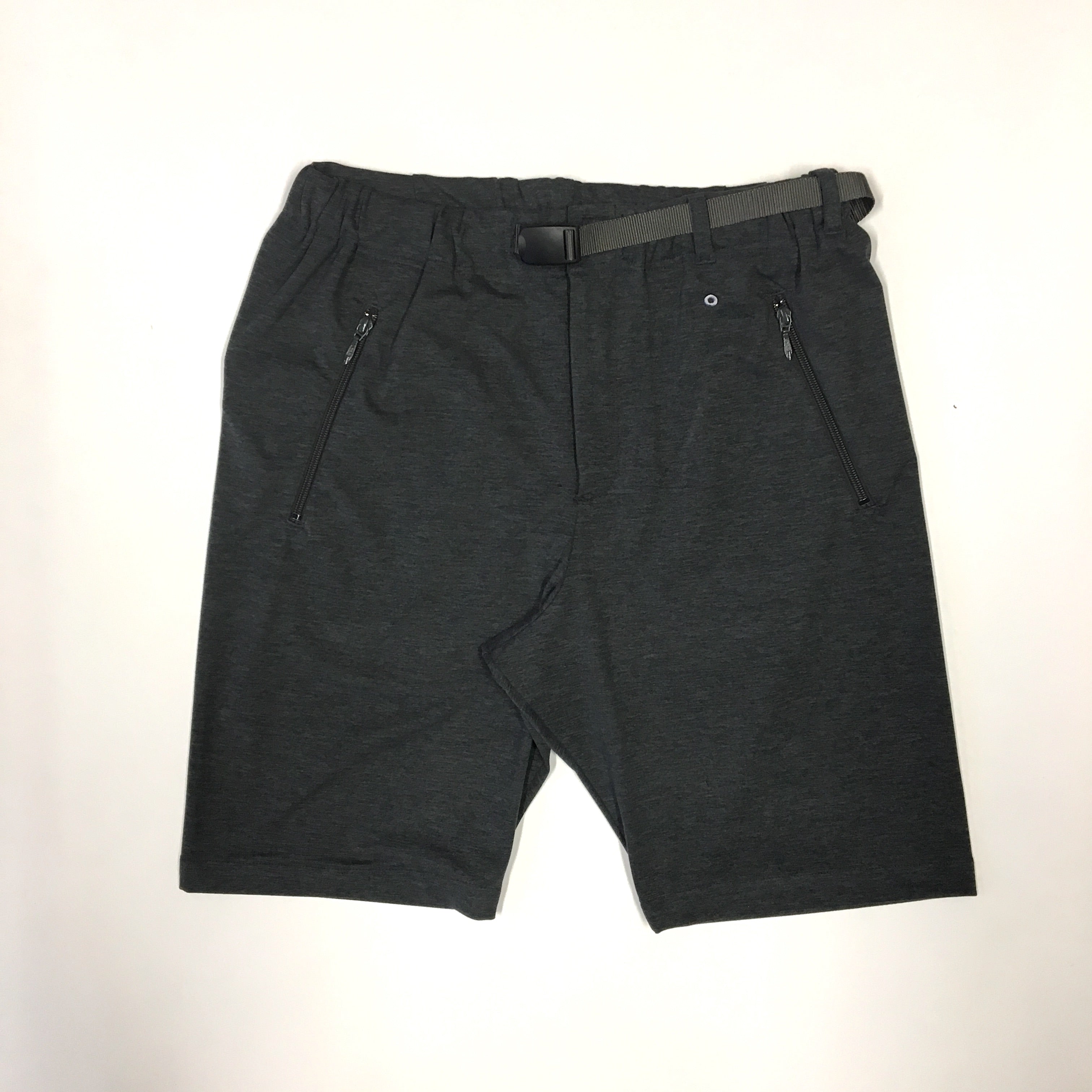 #3604 E-Z shorts PJ1 : light weight poly jersey charcoal heather