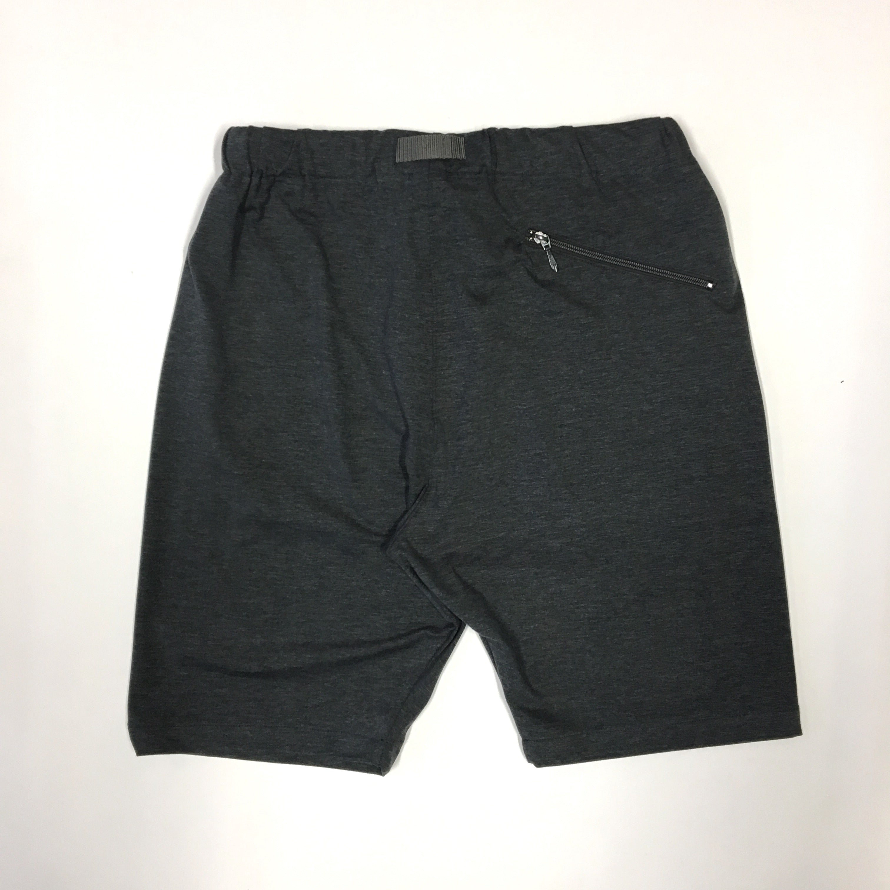 #3604 E-Z shorts PJ1 : light weight poly jersey charcoal heather