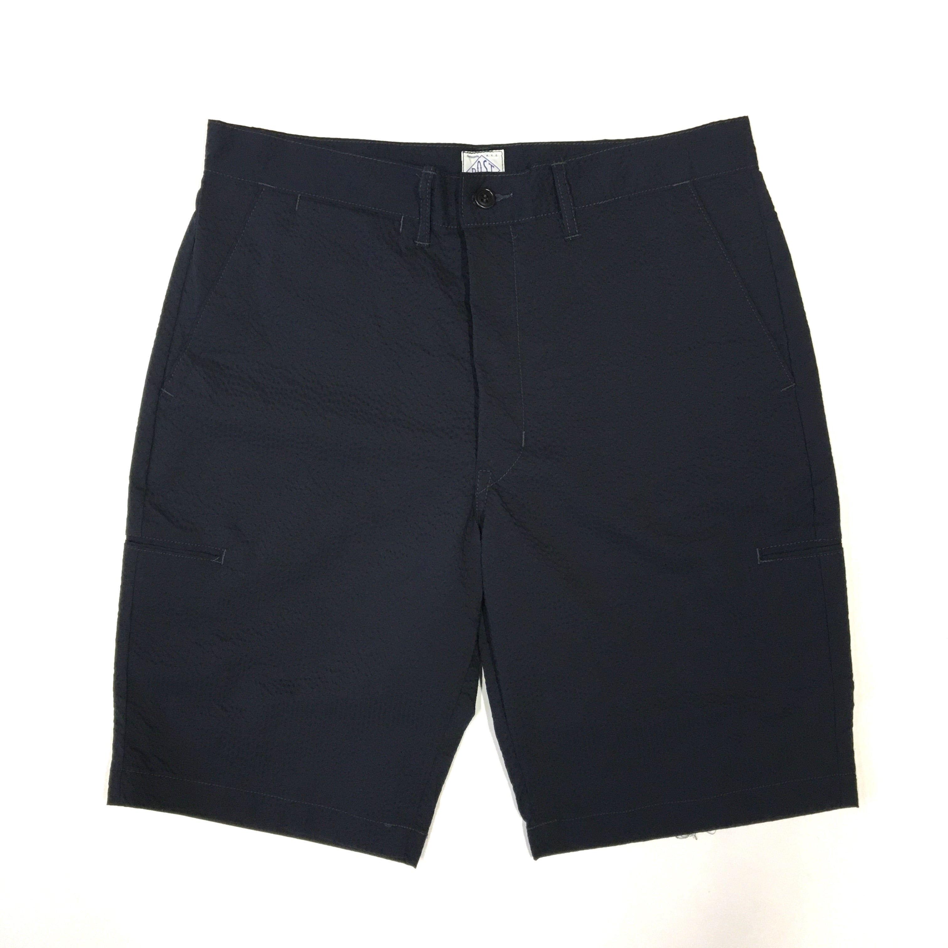 #2321S-PCS2 CITI-CRUZ Shorts : P/C seersucker navy