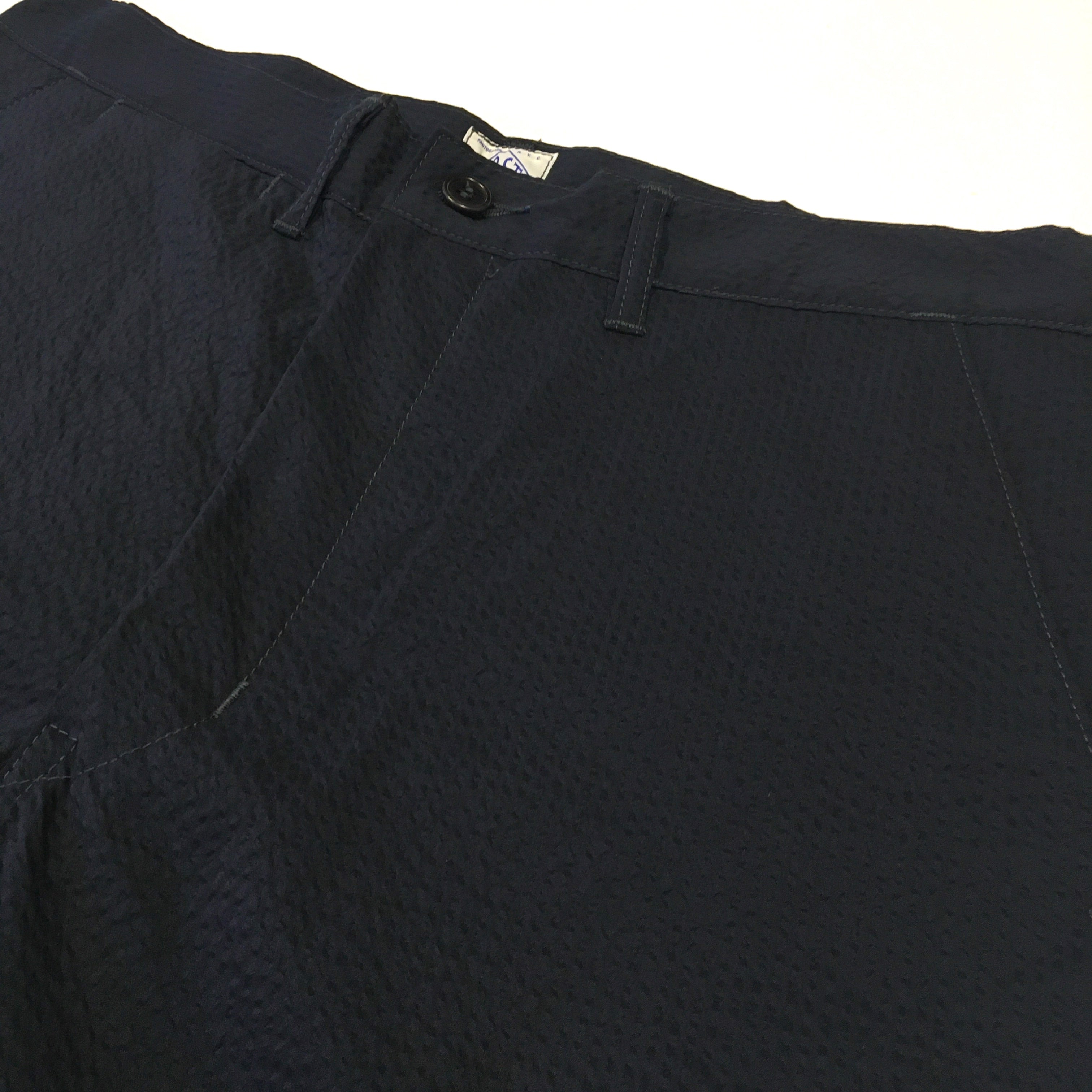 #2321S-PCS2 CITI-CRUZ Shorts : P/C seersucker navy