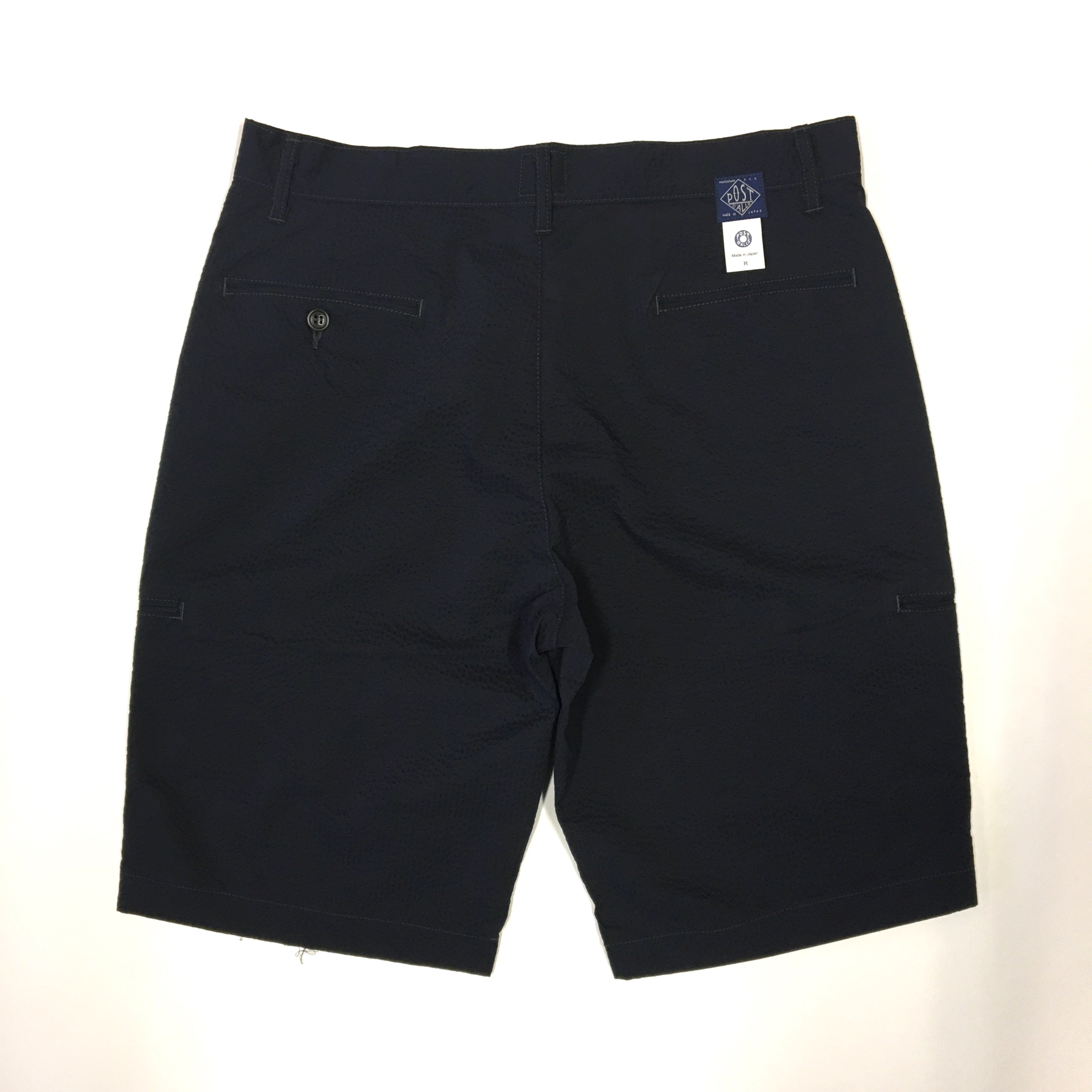 #2321S-PCS2 CITI-CRUZ Shorts : P/C seersucker navy