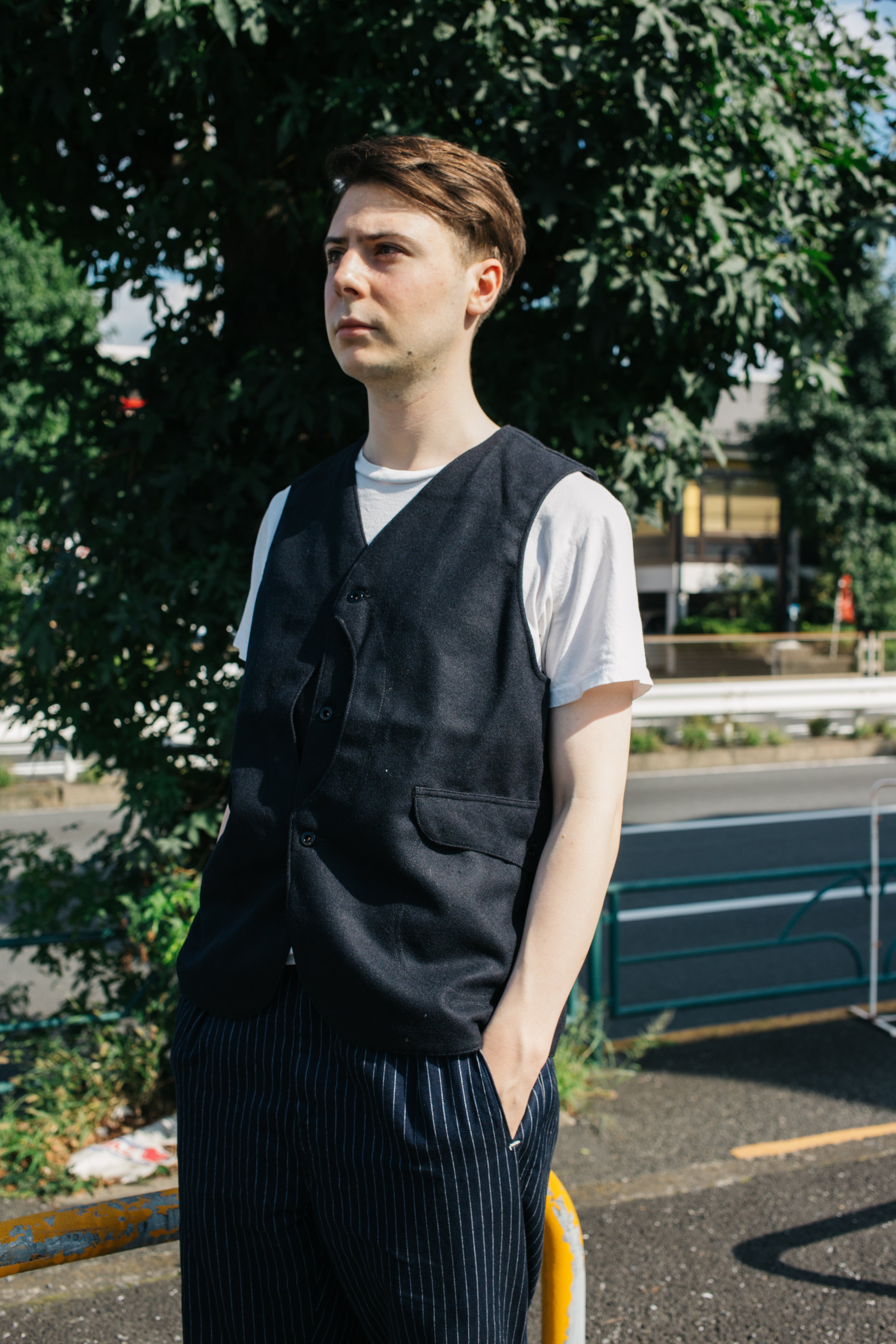 #1512-WM2 Royal Traveler : wool melton navy