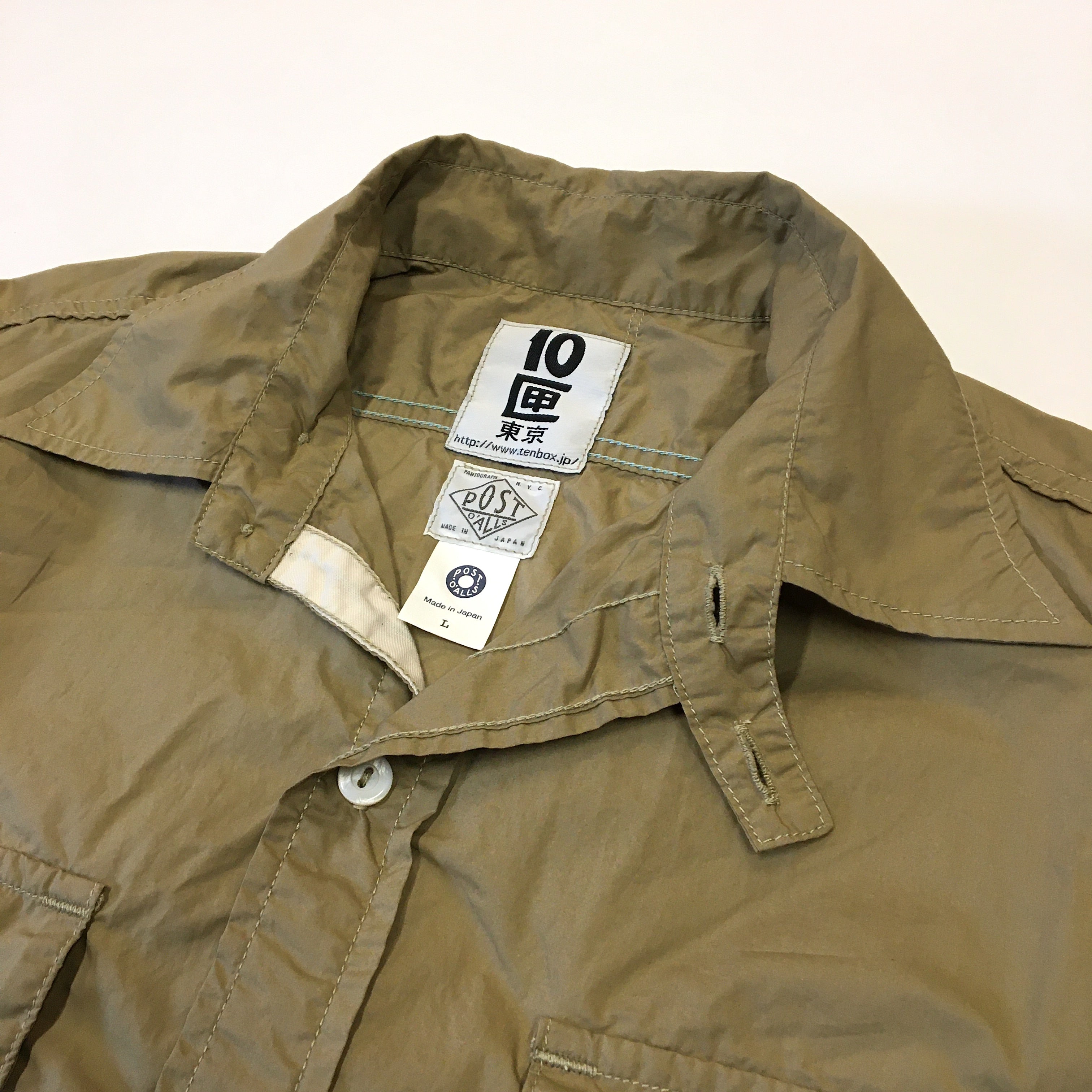 #TB02-CT TENBOX x Post O’Alls : Traveler Shirt