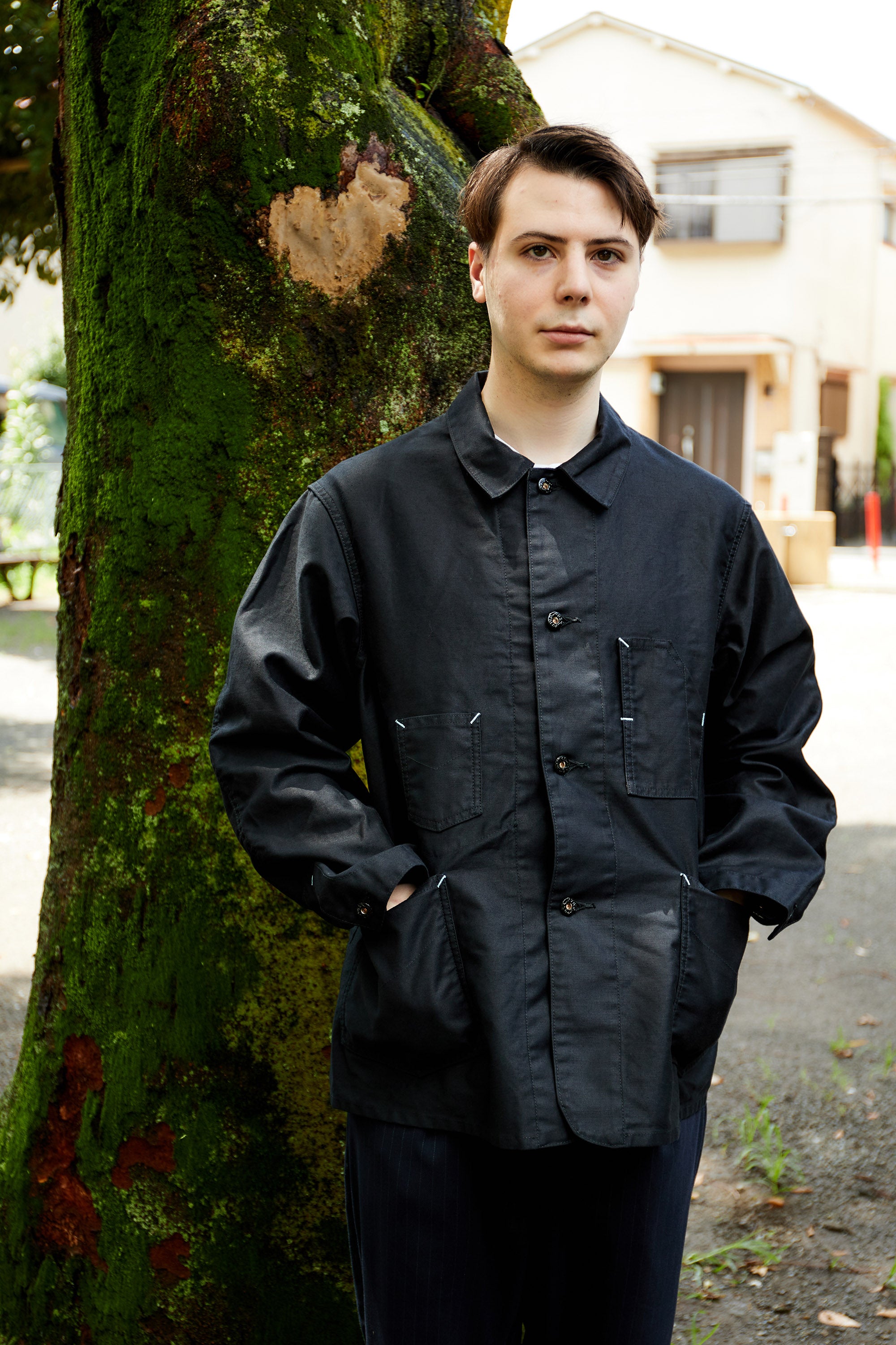 #1111 DeLuxe Railroader VM : vintage moleskin black