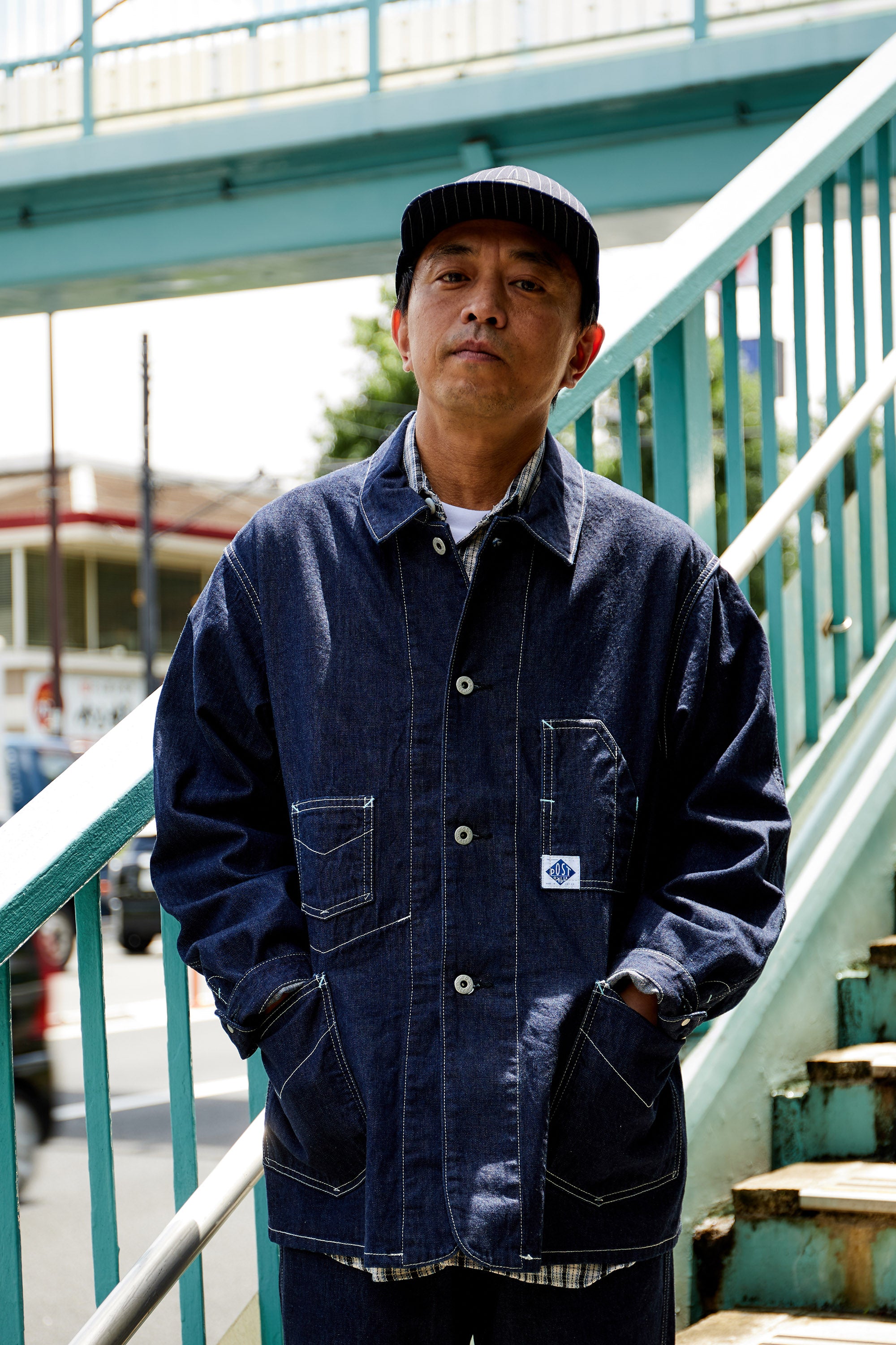 #1111 DeLuxe Railroader 01 : 10 oz denim indigo