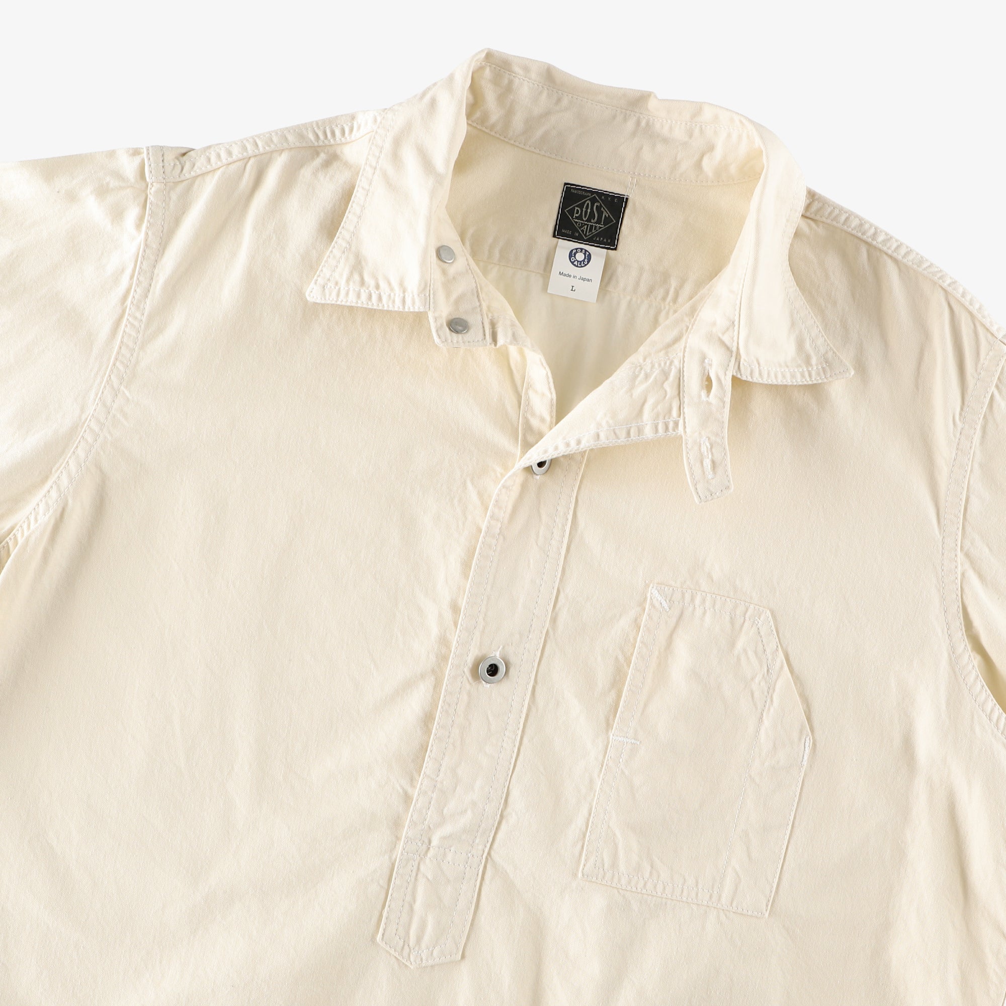 #1201 No.1 Shirt CT2 / cotton twill natural