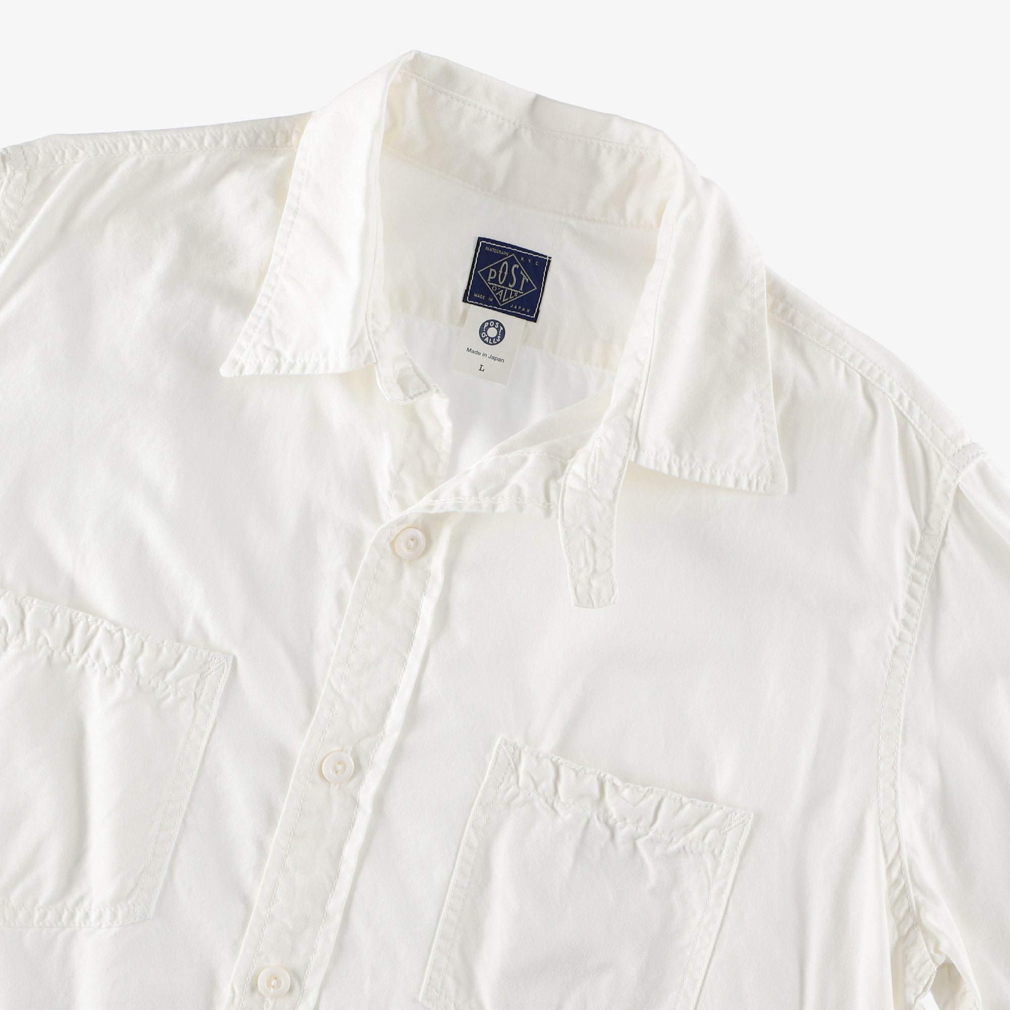 #2216 The POST III-R-W CO : cotton oxford white