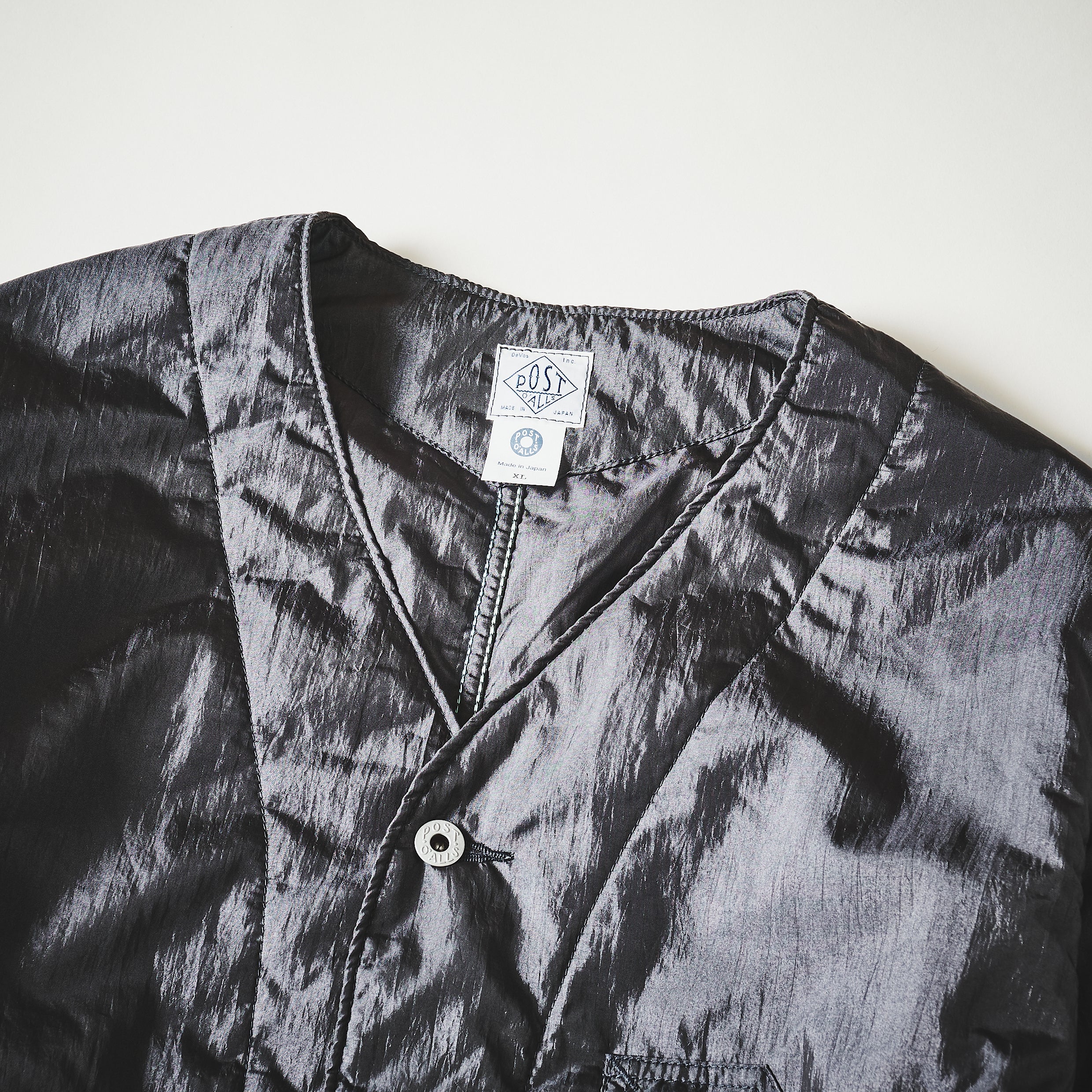 #3111DV-CT1 De Luxe Railroader 2 DV : crinkle nylon taffeta w/Thinsulate charcoal
