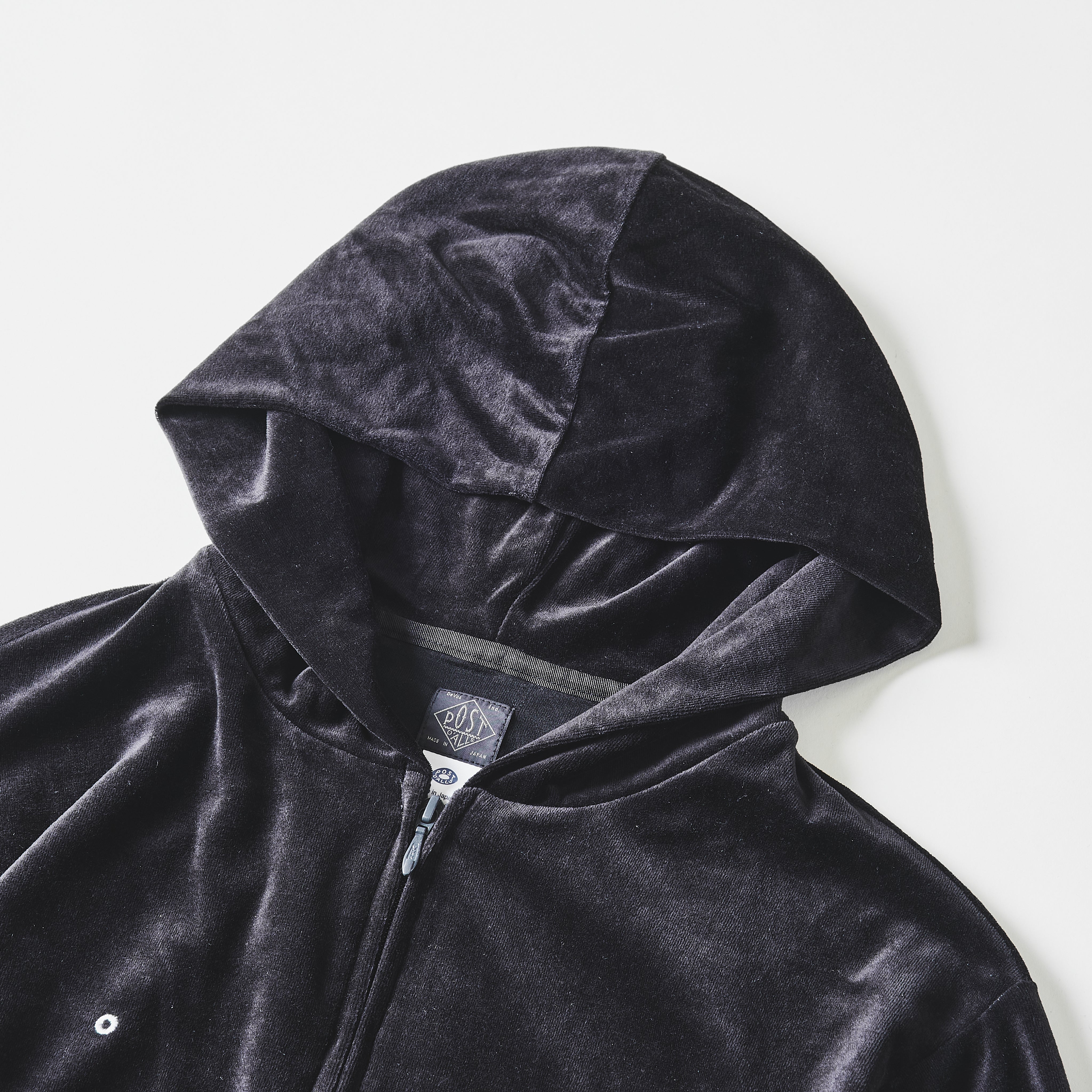 #3610-V3 E-Z Hoodie 2 : poly/cotton velour black (Shop Special)