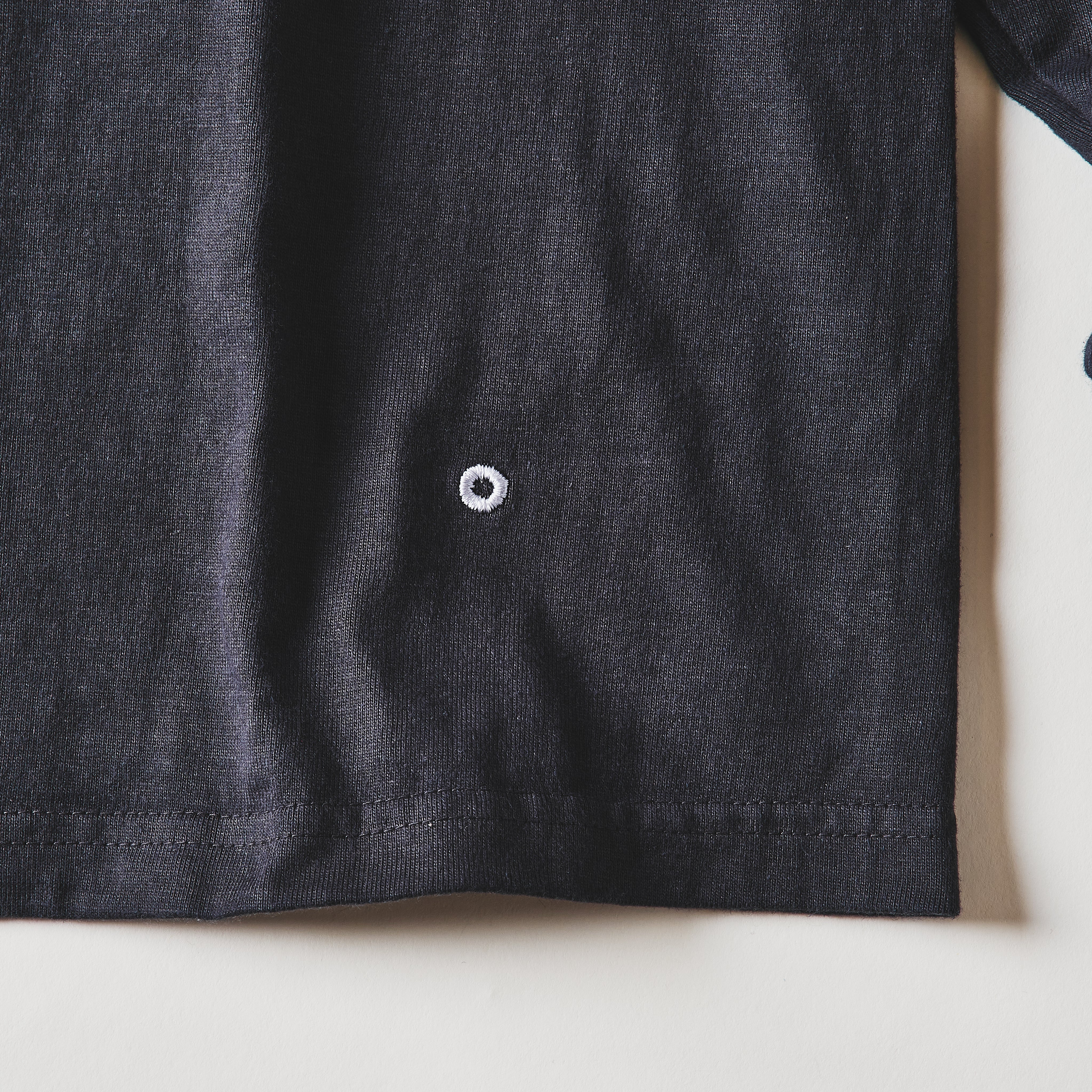 #3616-HJC Crew Pocket Long Sleeve Tee : heavyweight jersey charcoal