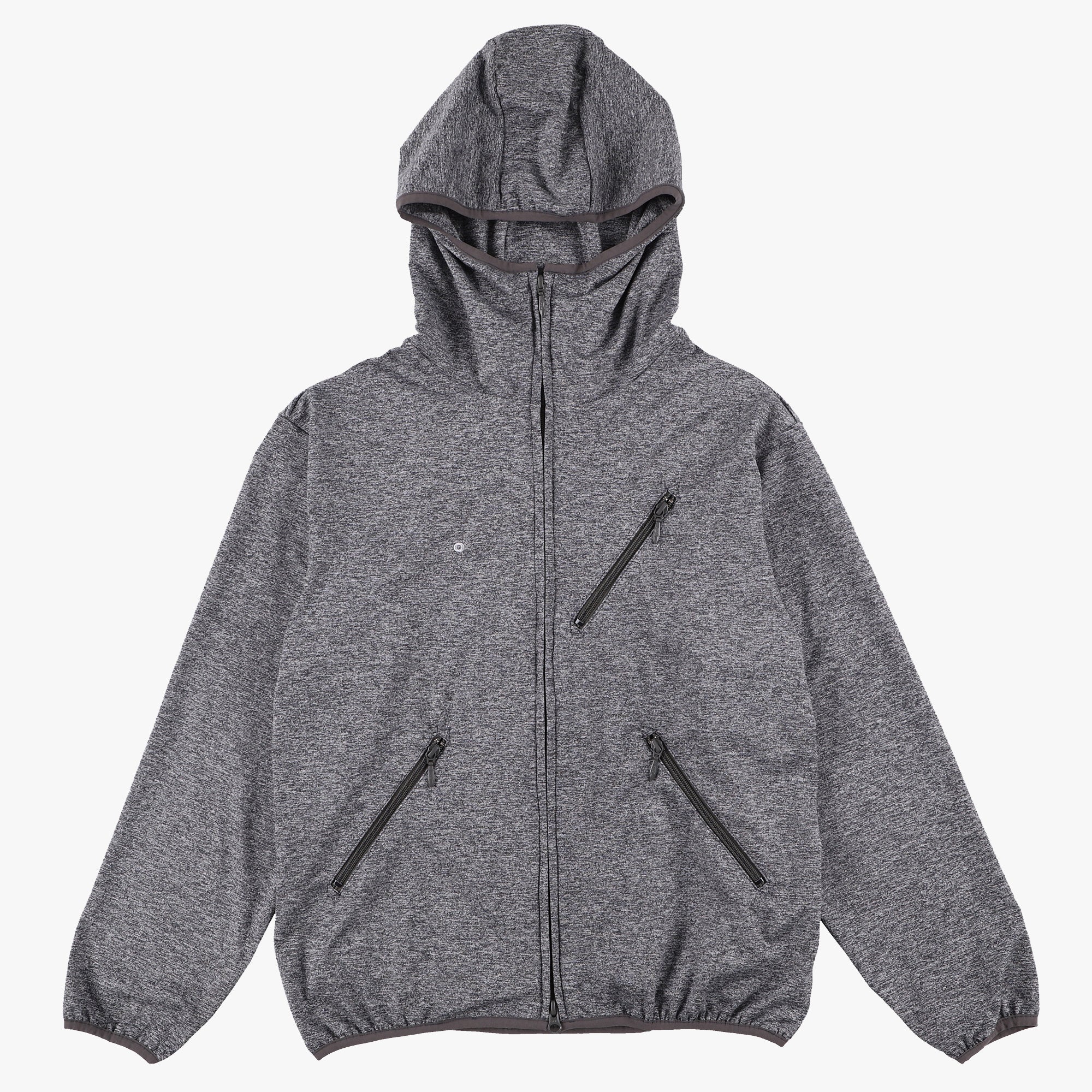 #3601 EZ HOODIE LJ2 : light weight poly jersey ash heather