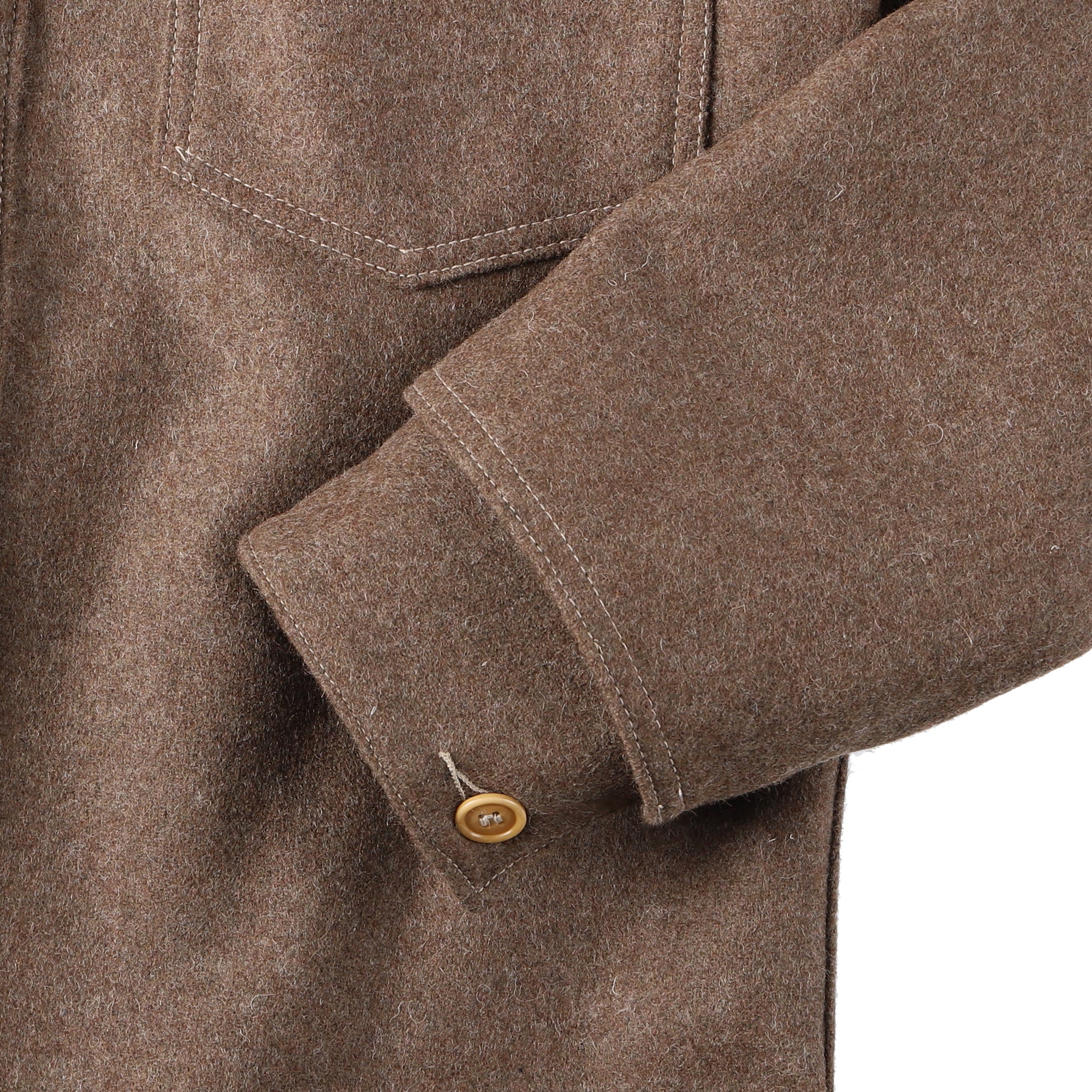#2133 POST LOGGER / wool melton khaki