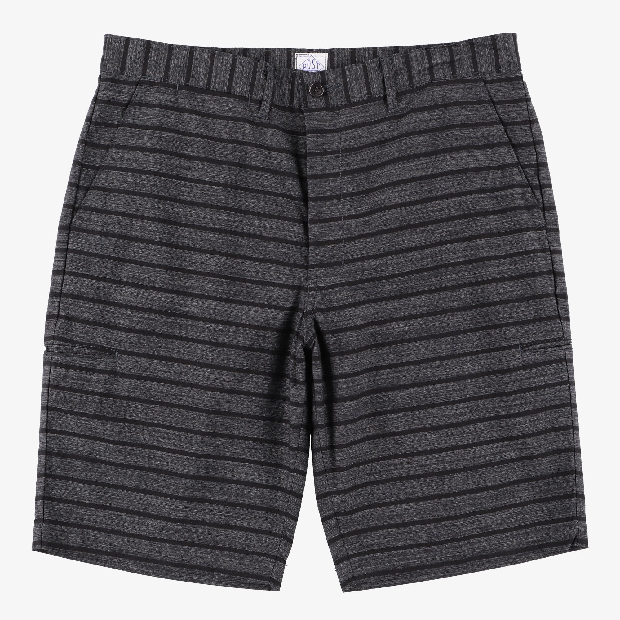 #2321S CITI-CRUZ Shorts SH : stripe heather charcoal