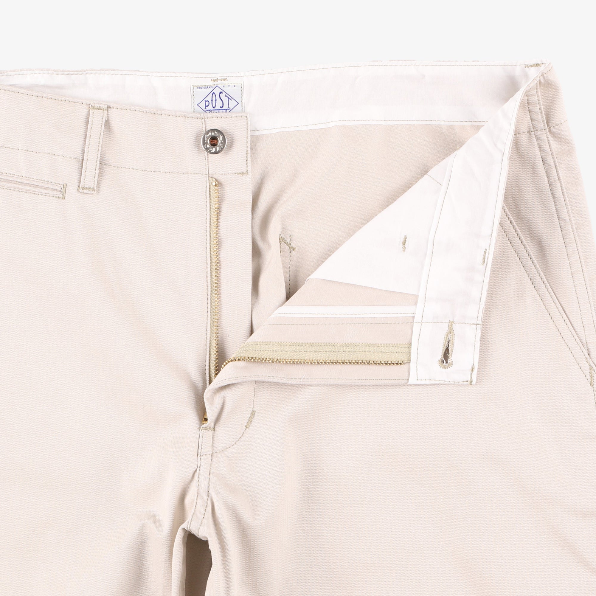 #2324S-FH3 New Maker Shorts : fine herringbone khaki